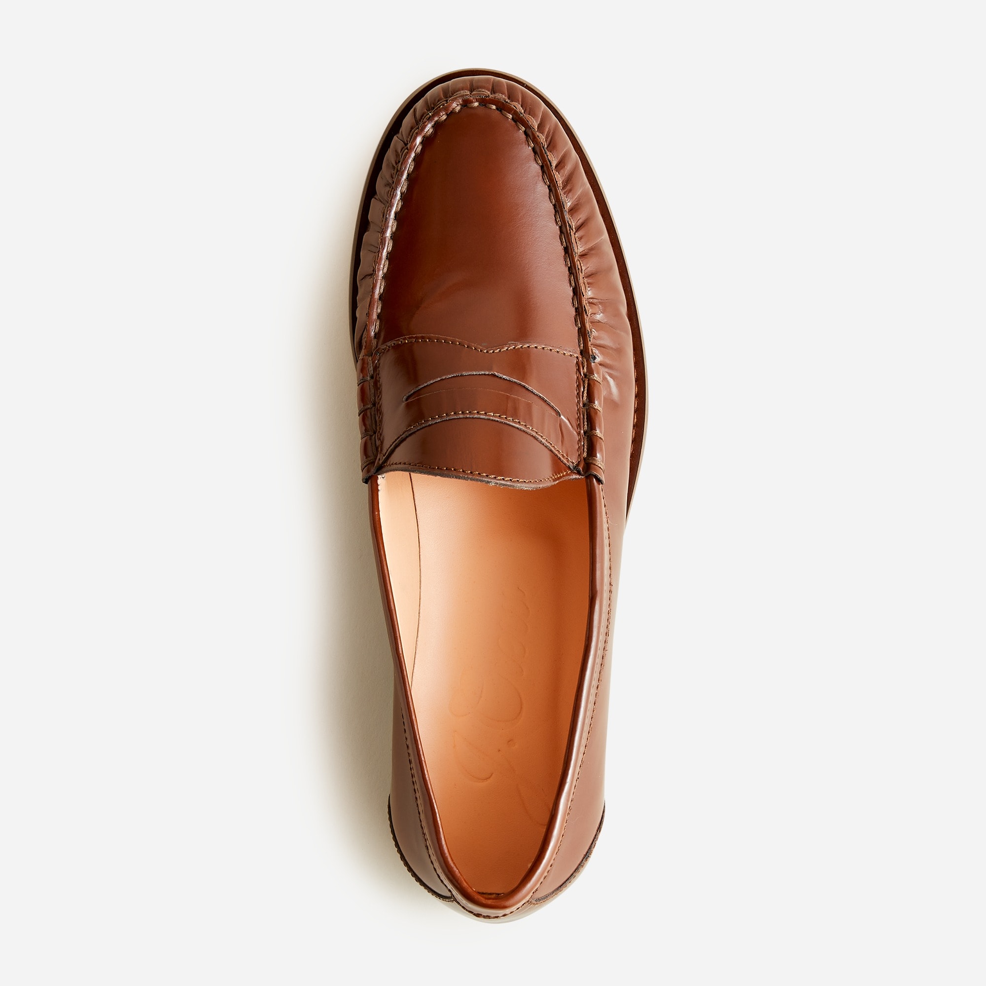 Winona penny loafers in spazzolato leather