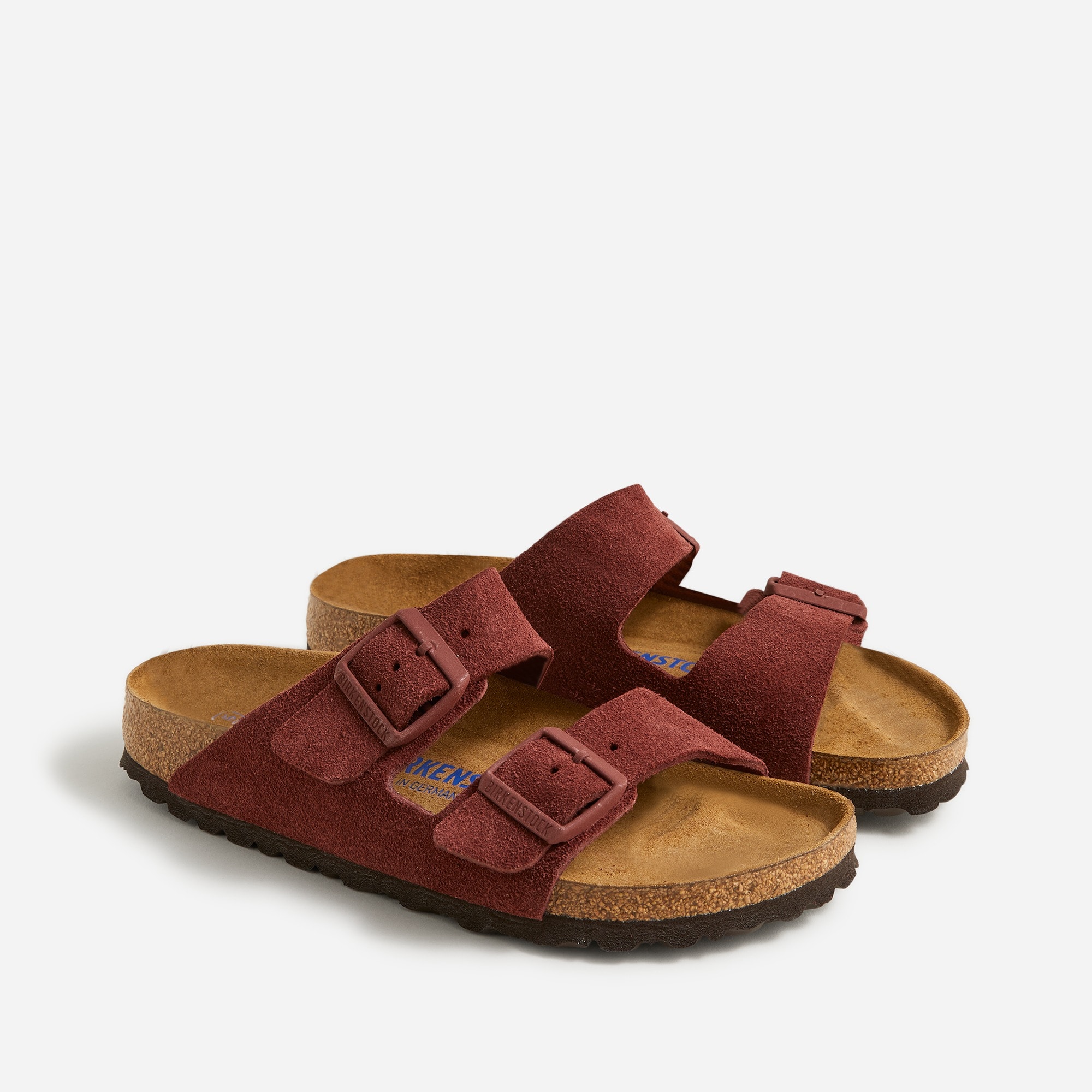 Women's Birkenstock® Arizona soft footbed sandals in suede