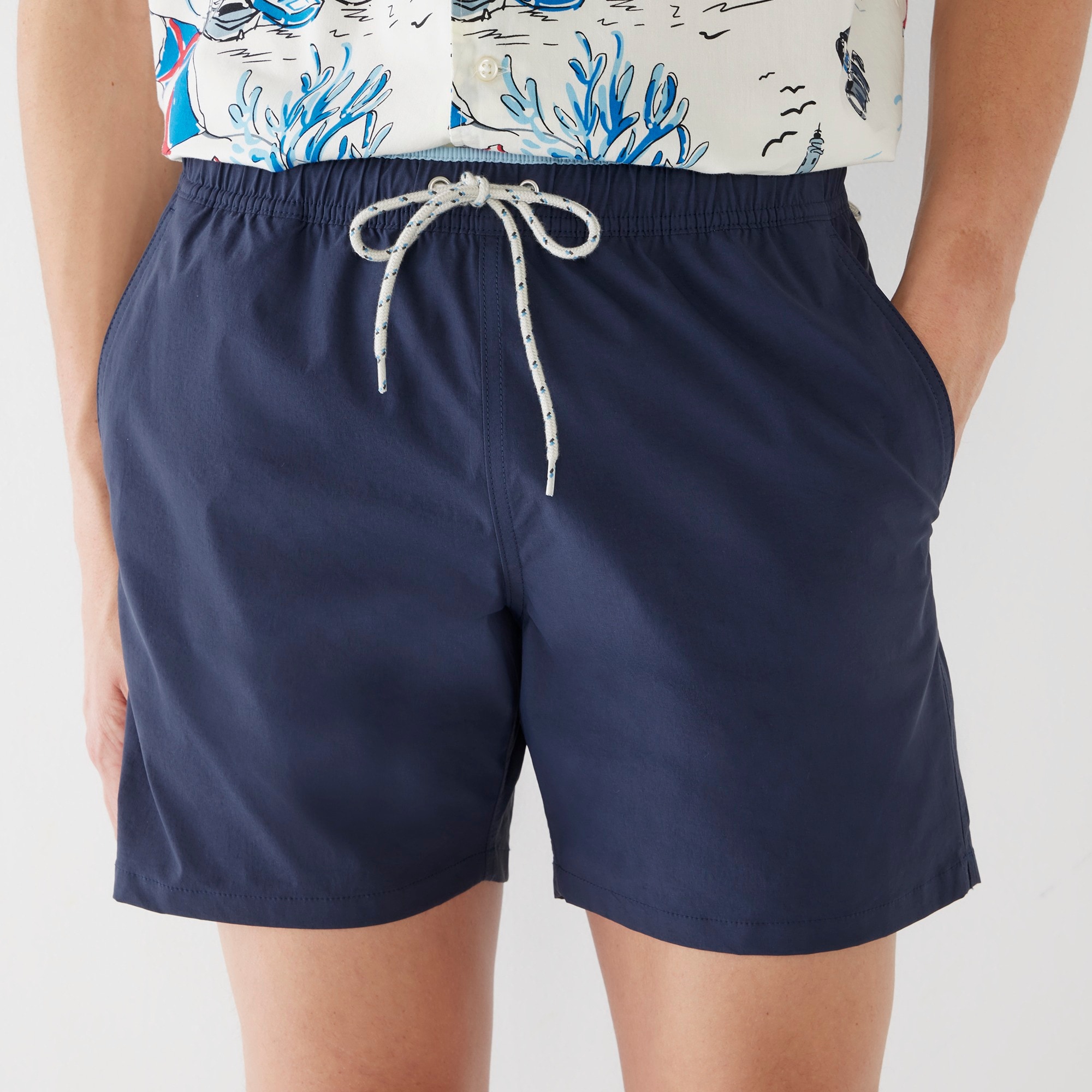 6'' stretch tipped swim trunk with ECONYL® nylon