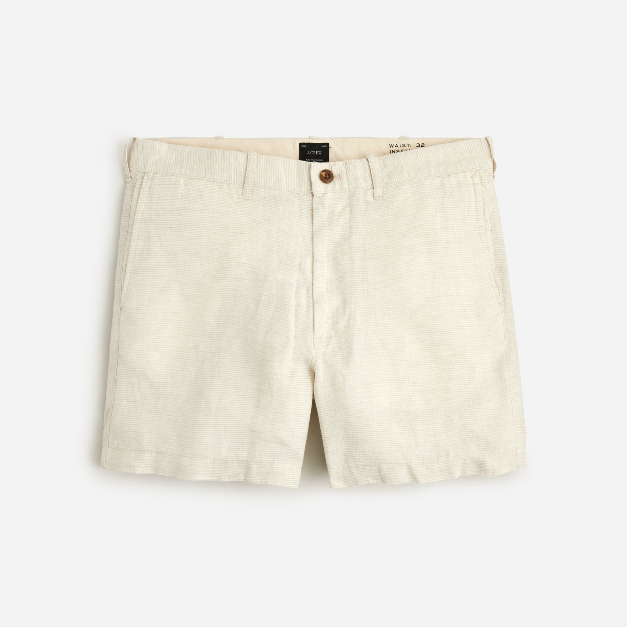 5" linen short