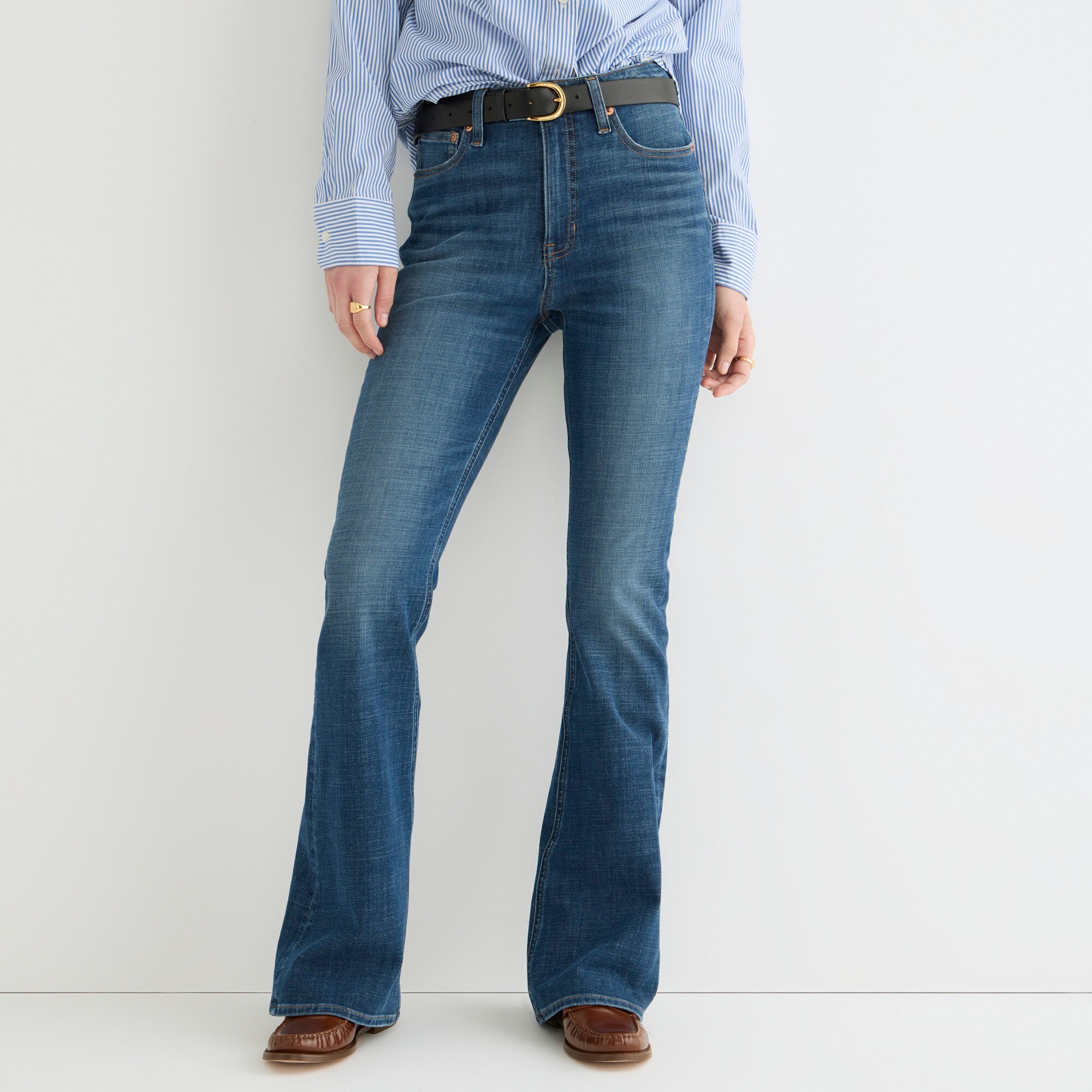 Skinny flare jean in Norgate wash