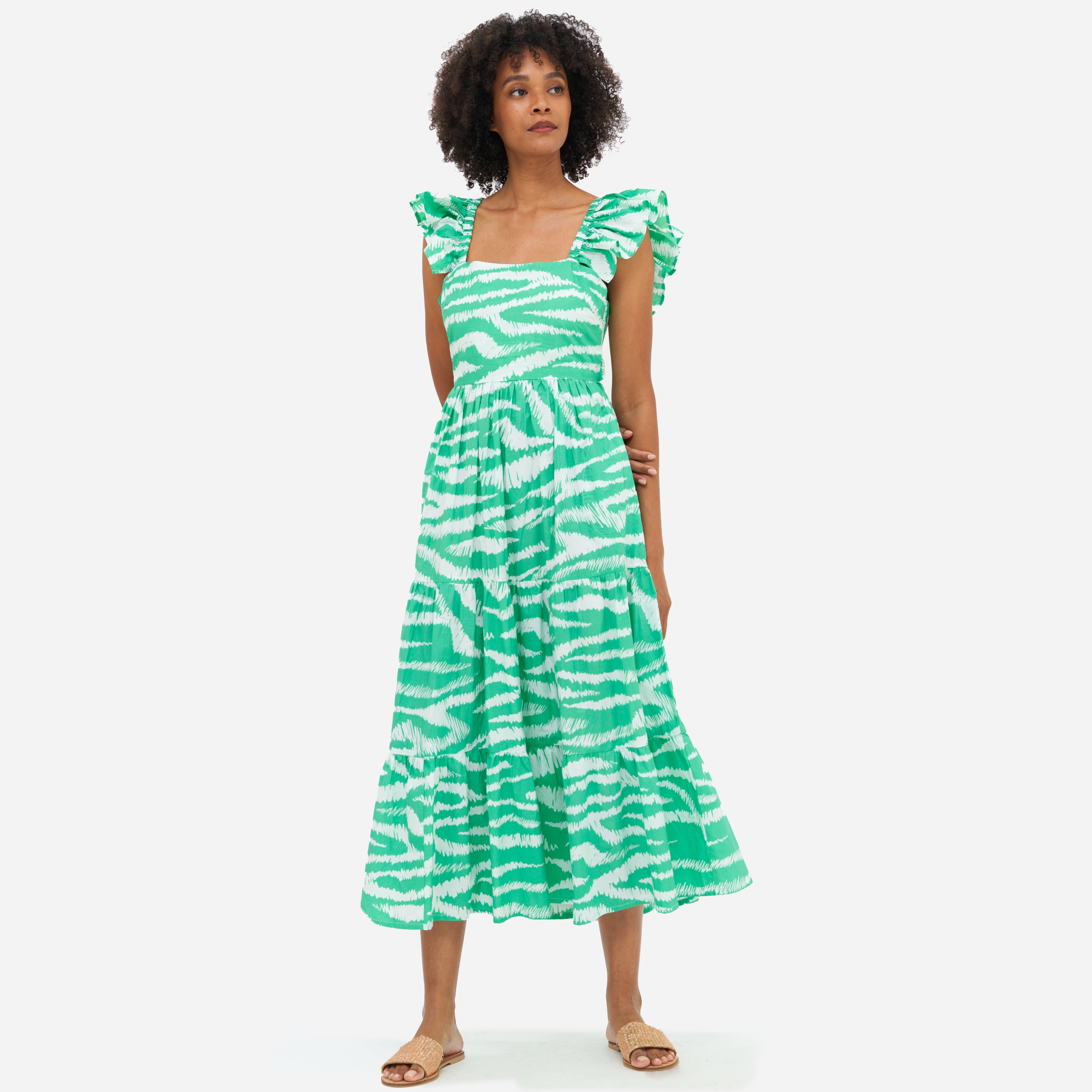 OLIPHANT™ flirty tie-back maxi dress