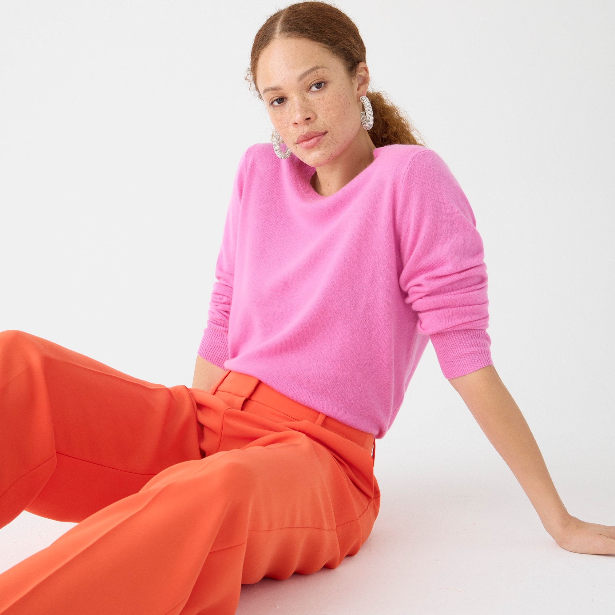 Cashmere classic-fit crewneck sweater