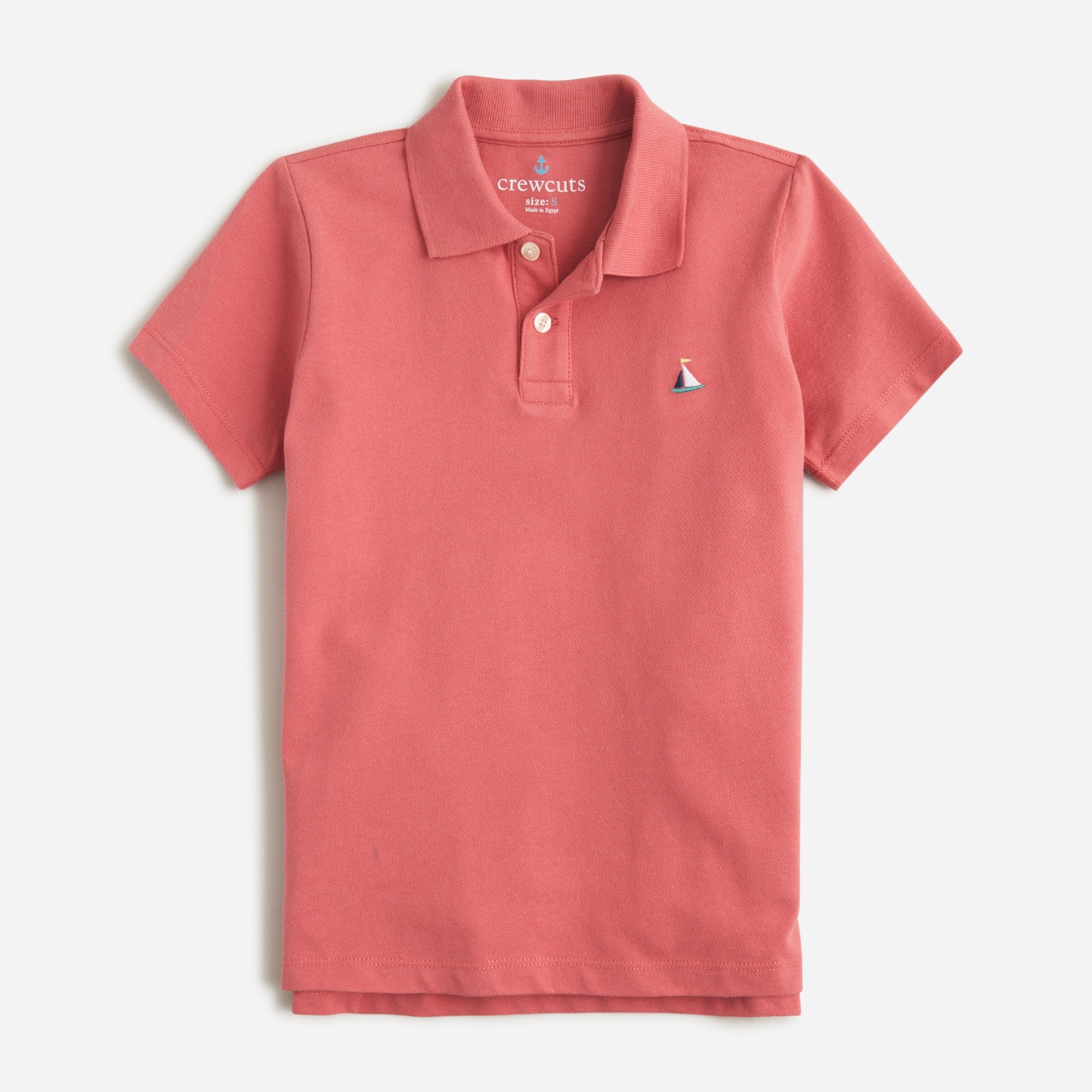 Boys' short-sleeve critter polo shirt