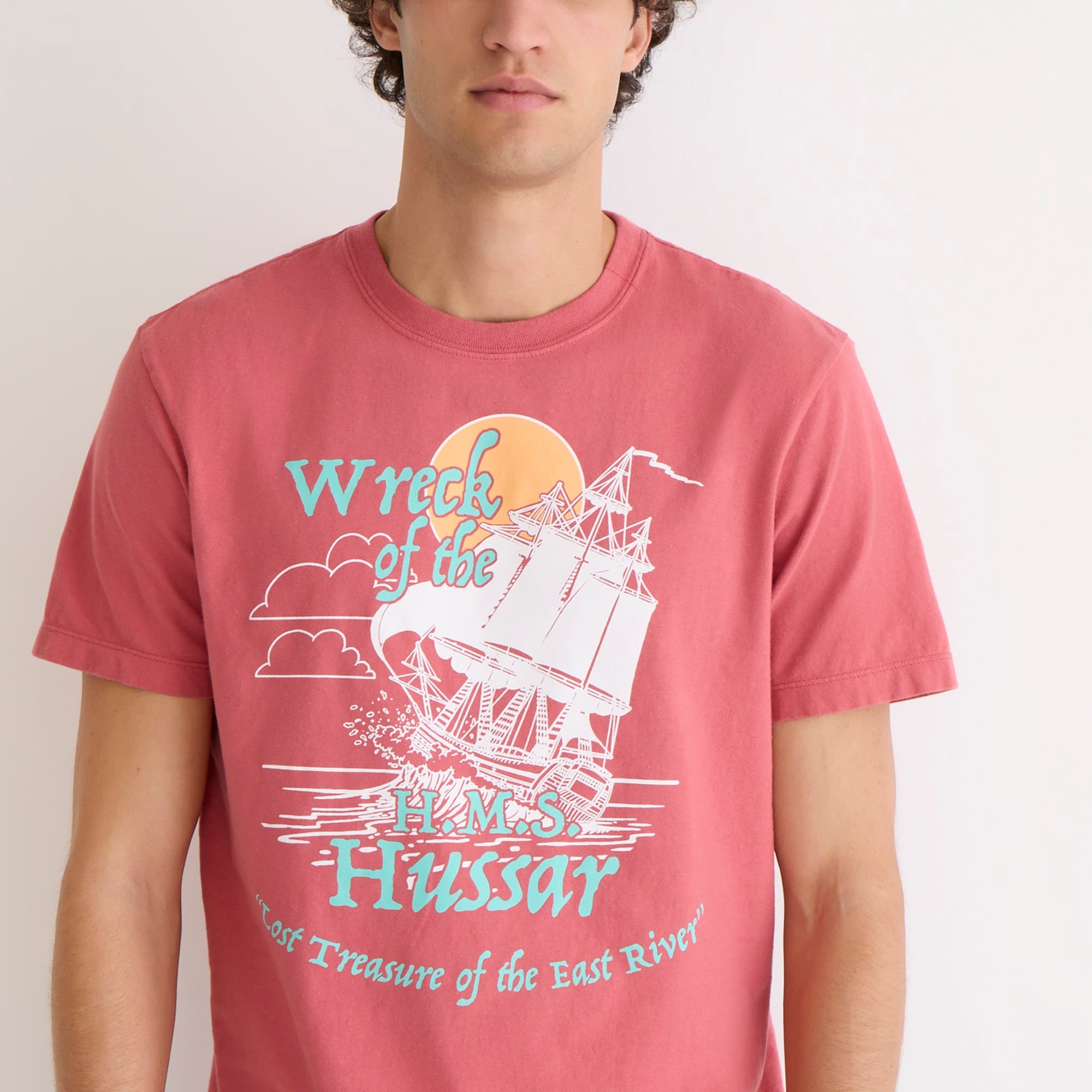 Made-in-the-USA Wreck of the Hussar graphic T-shirt