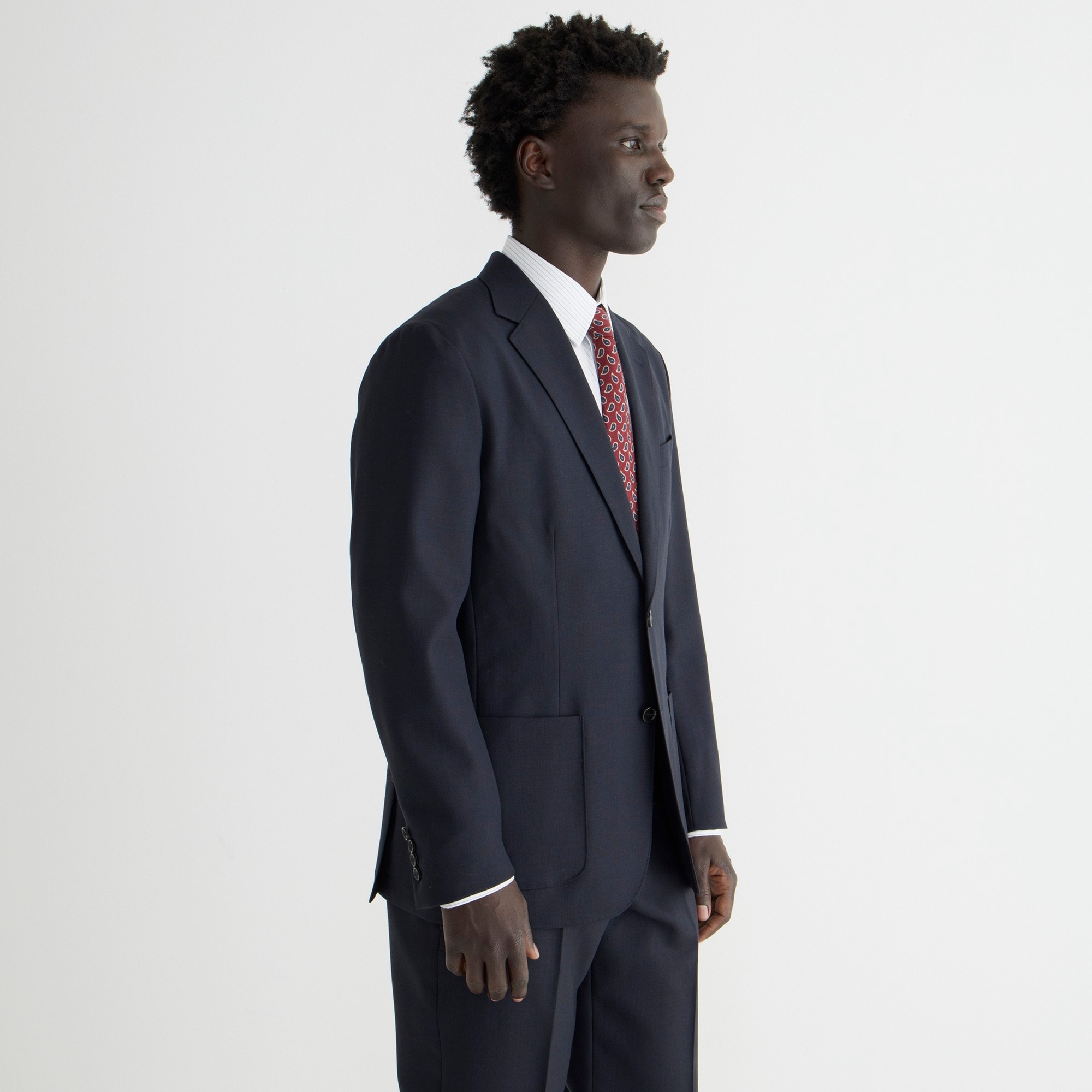 Crosby Classic-fit suit jacket in English wool