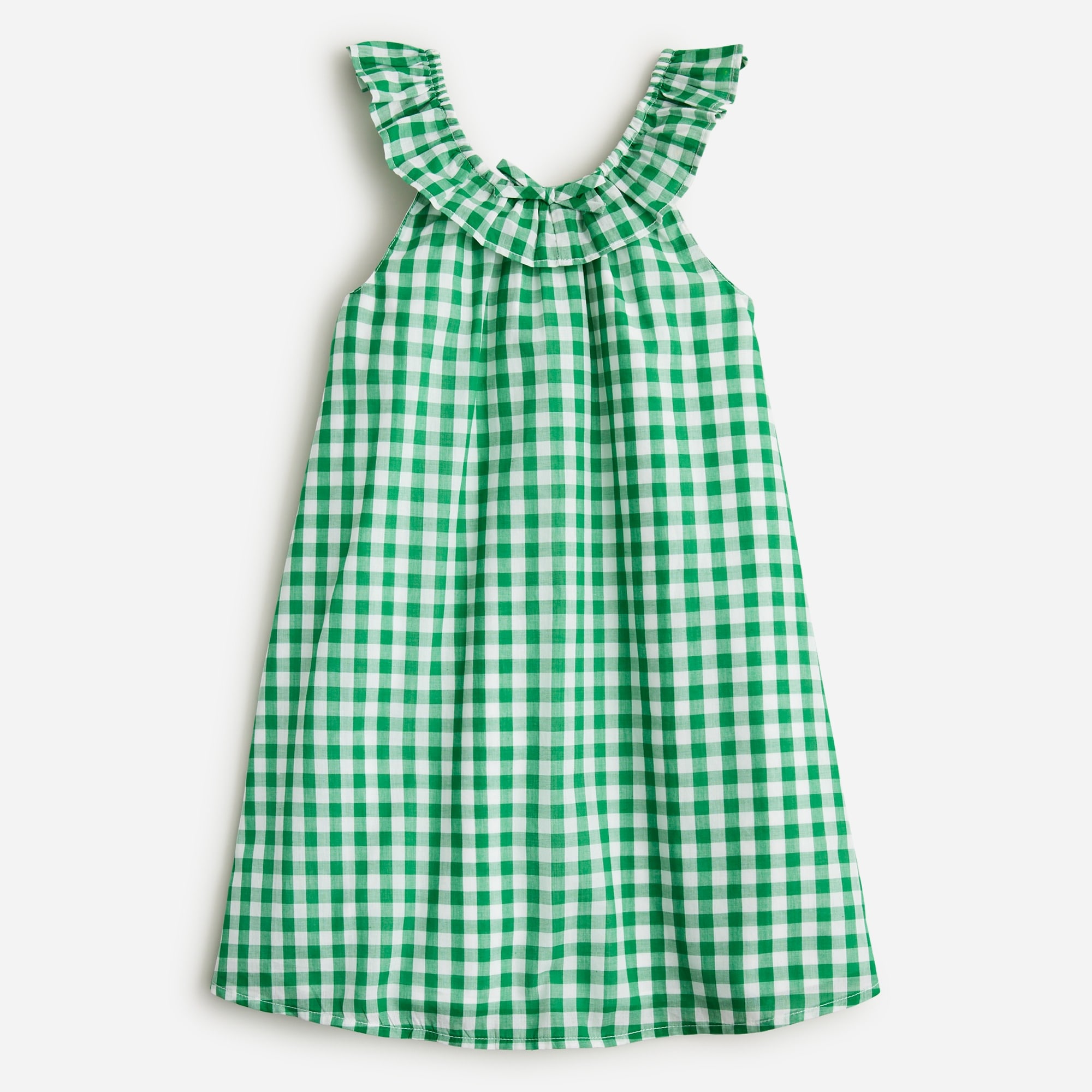 Girls' ruffle-collar dress