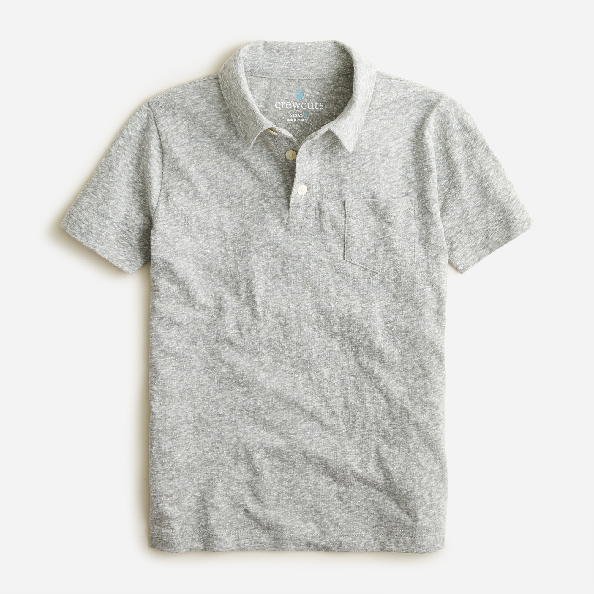 Kids' short-sleeve pocket polo