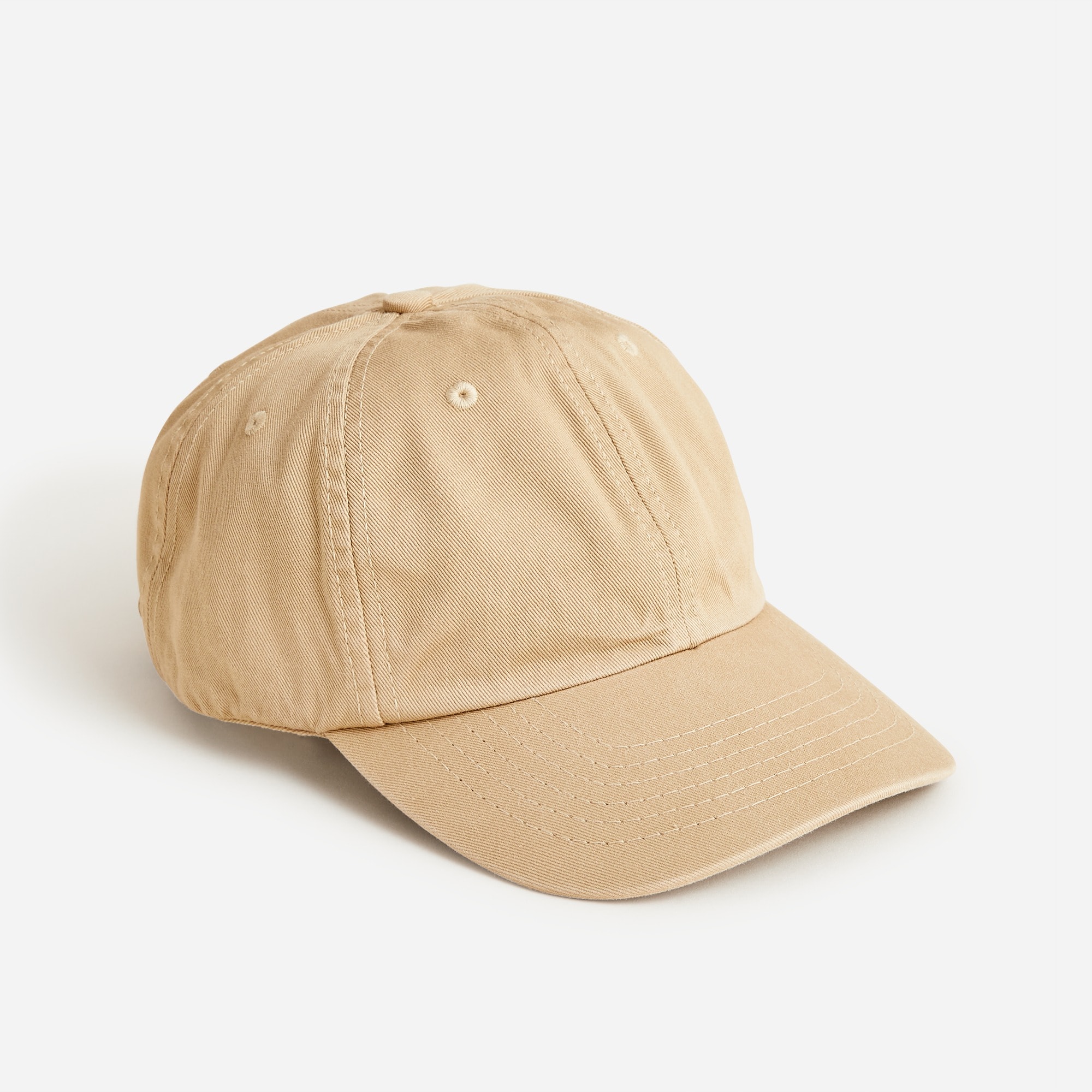 Made-in-the-USA garment-dyed twill baseball cap