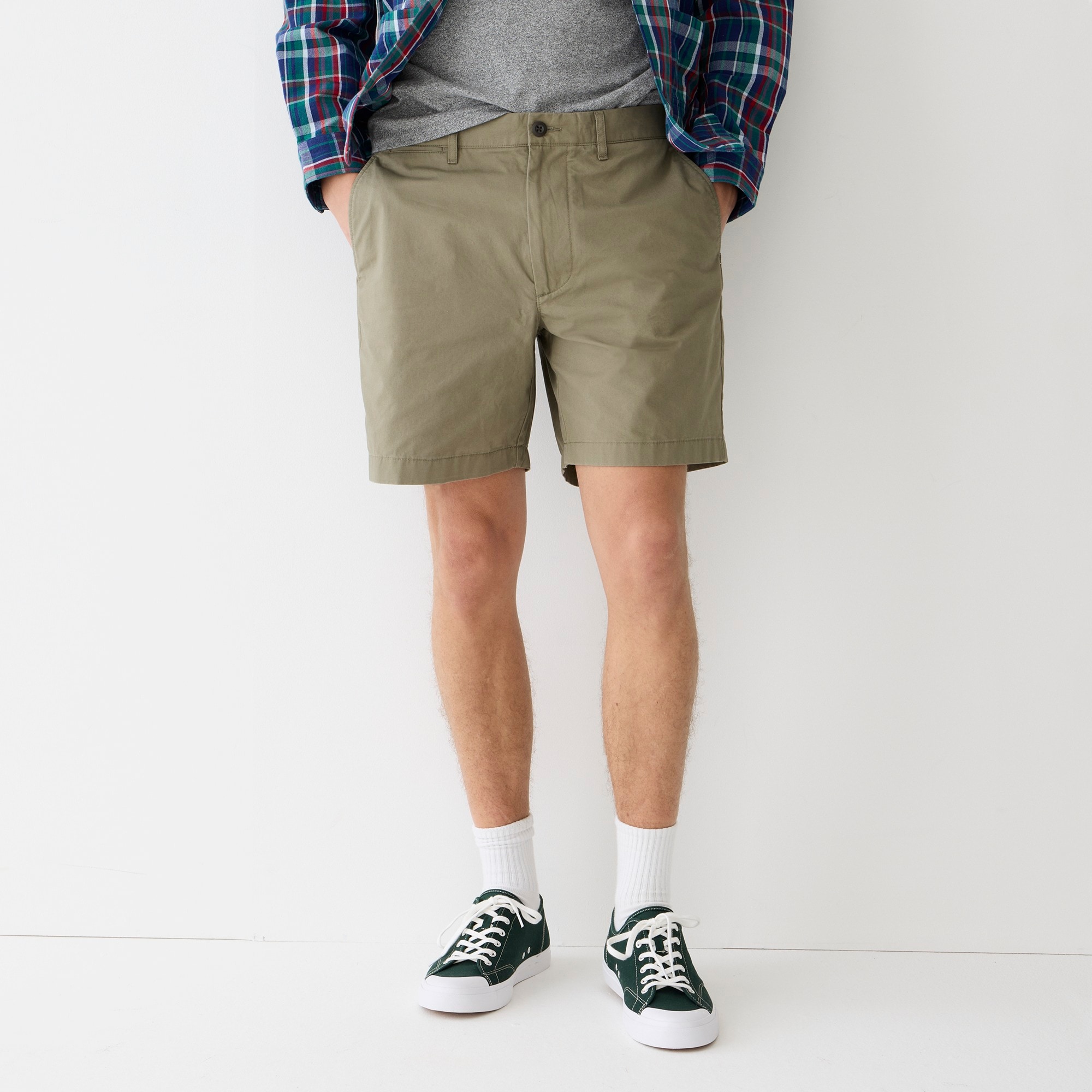 7" stretch chino short