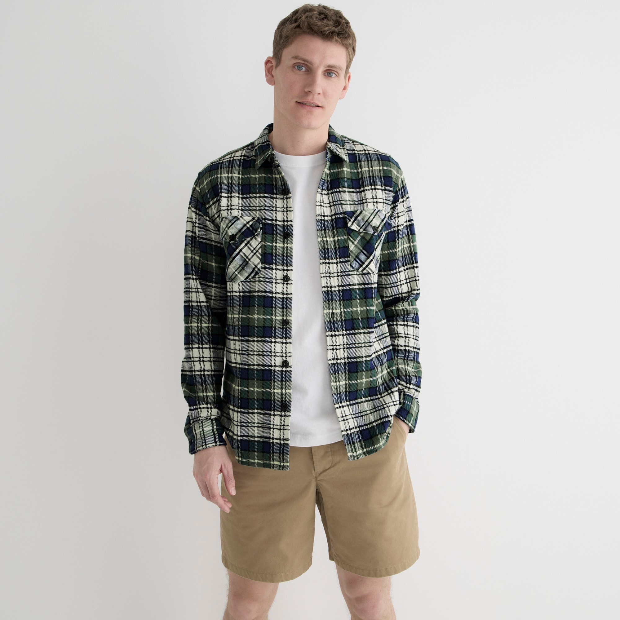 Wallace & Barnes cotton twill workshirt