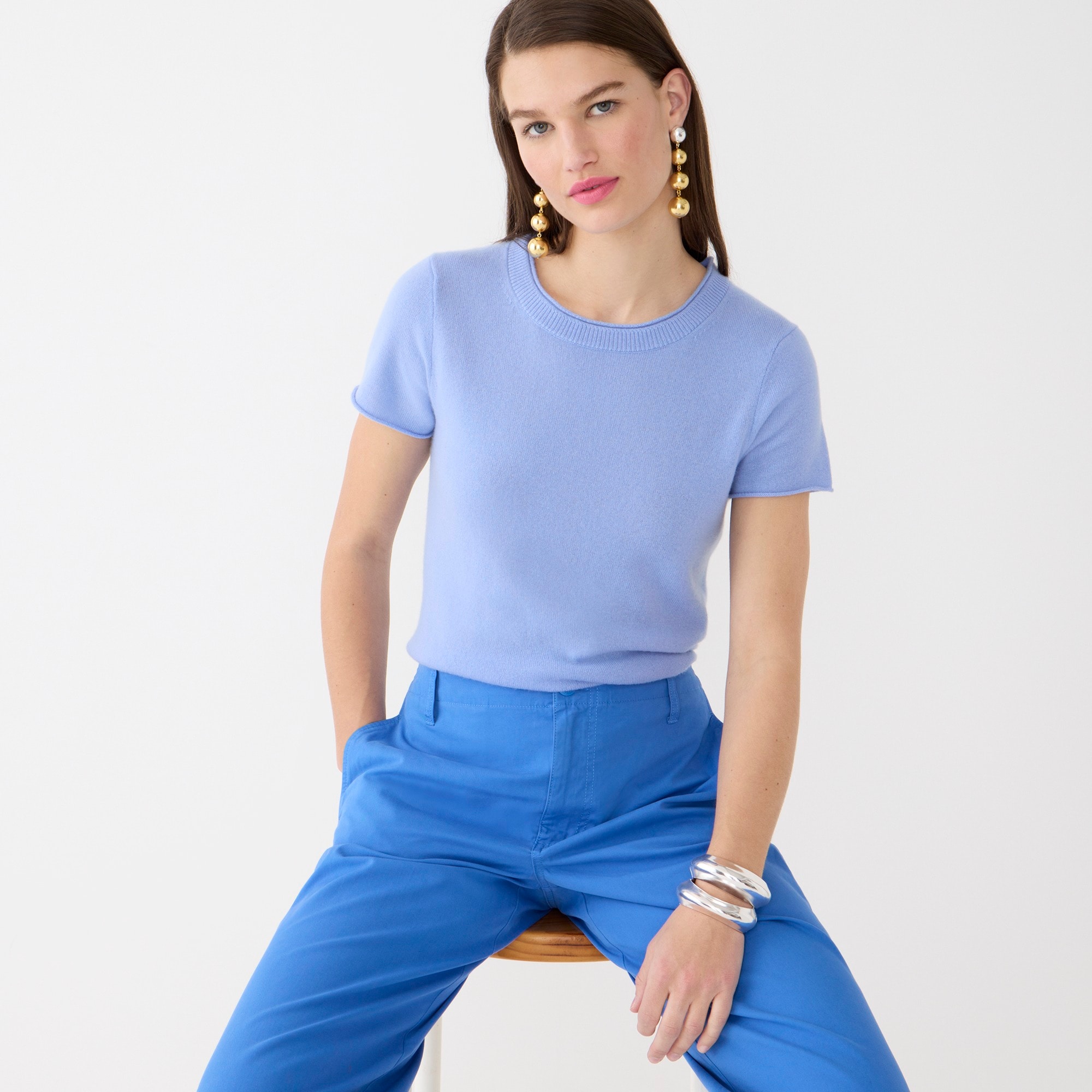 Relaxed cashmere T-shirt