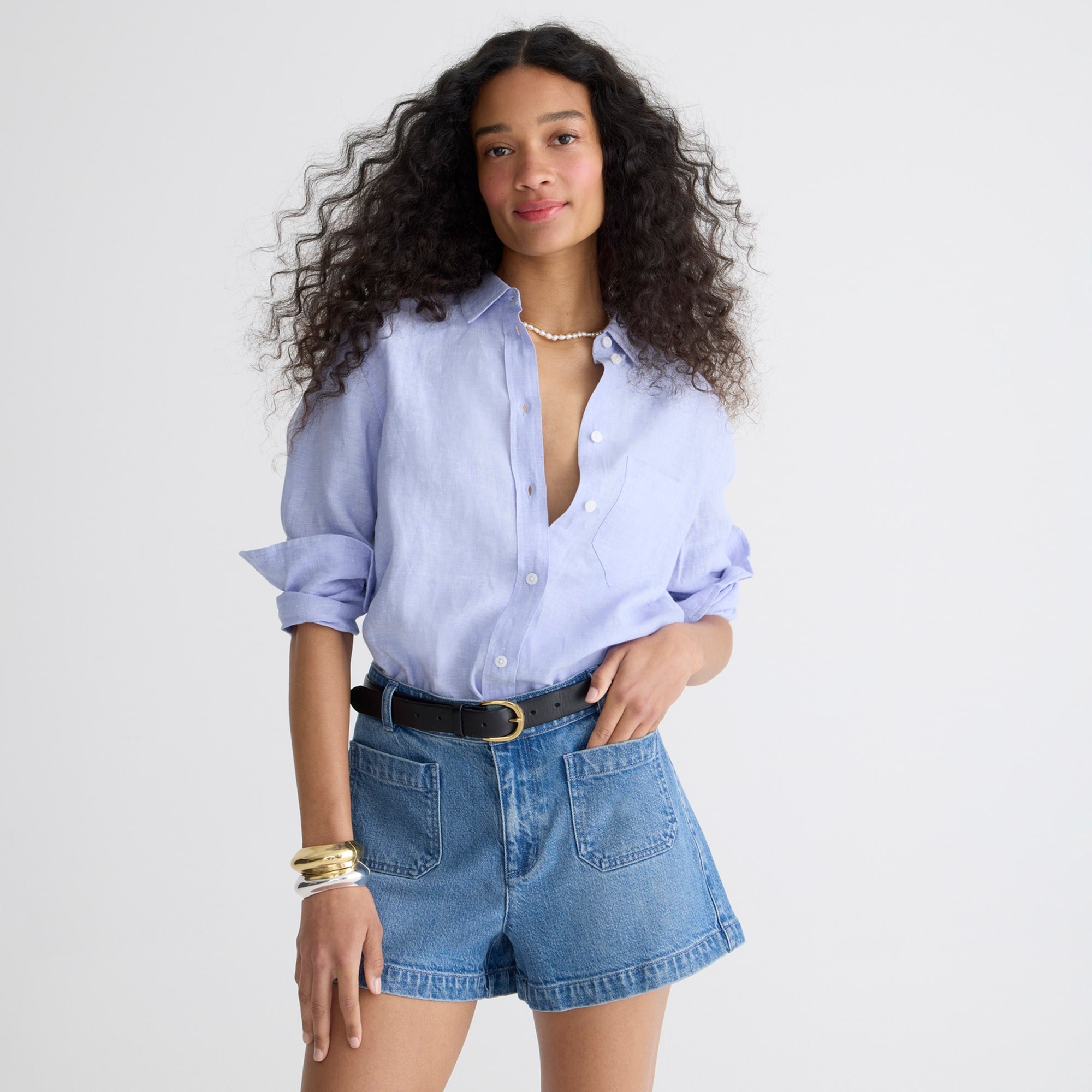 Classic-fit Baird McNutt Irish linen shirt