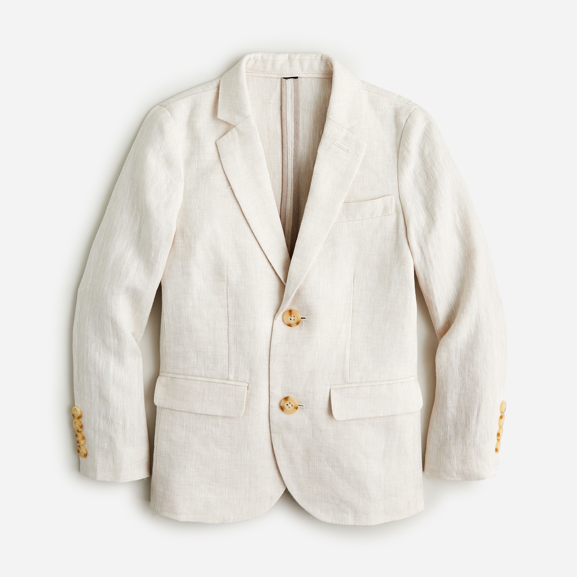 Boys' Ludlow unstructured suit jacket in linen
