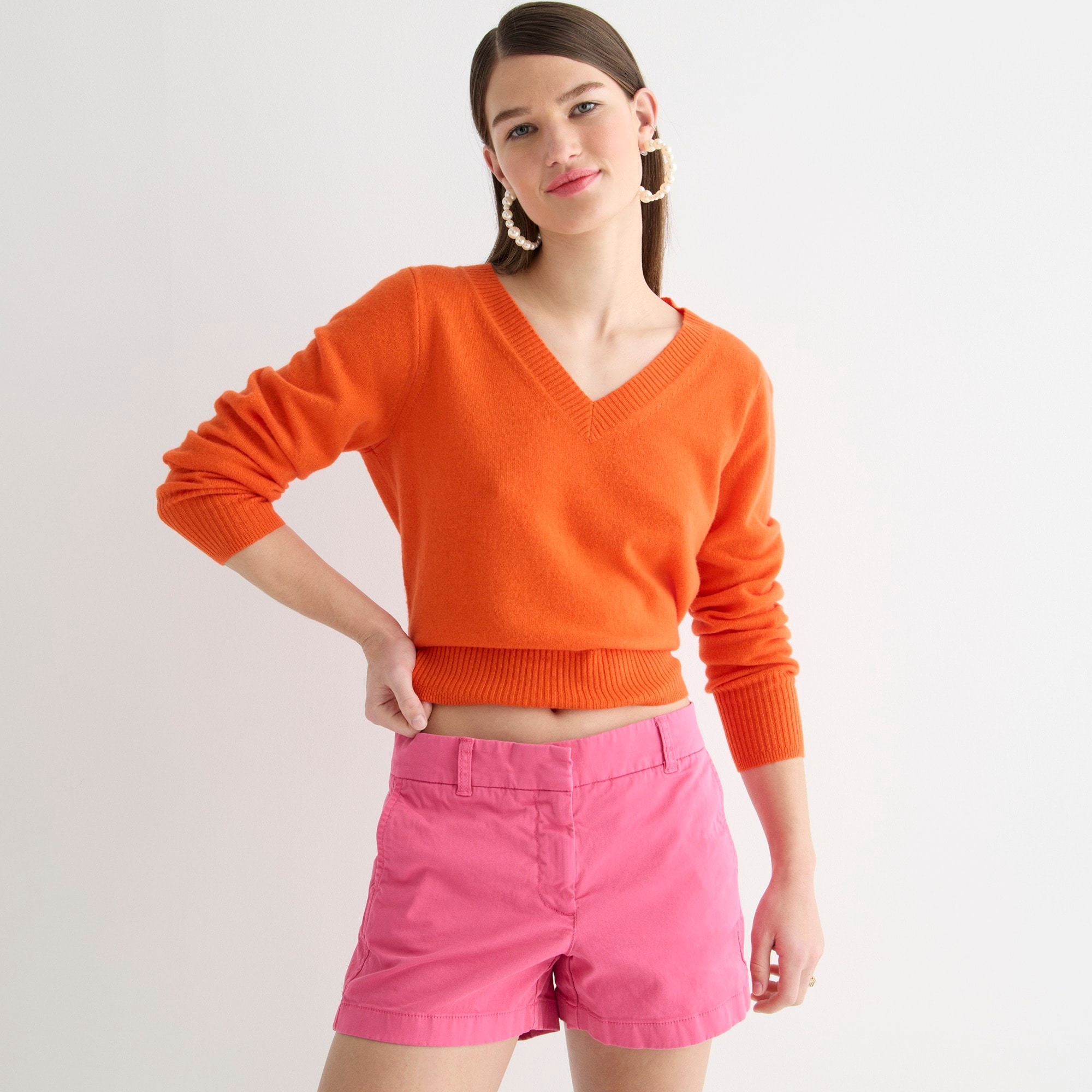 4" stretch chino short