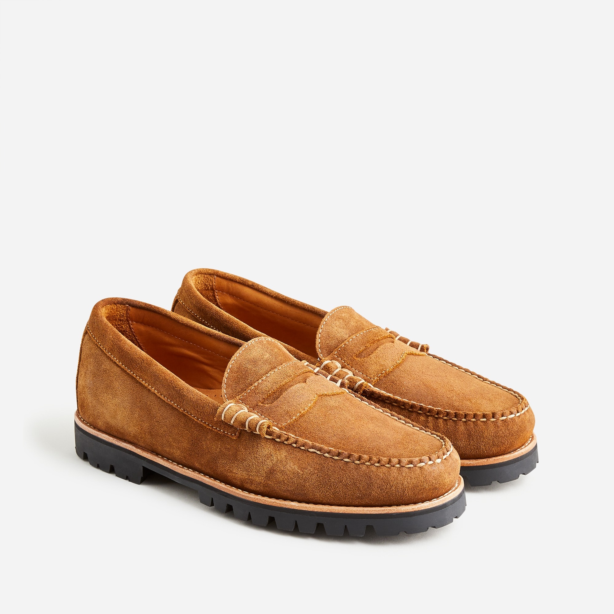 Camden lug-sole loafers in suede