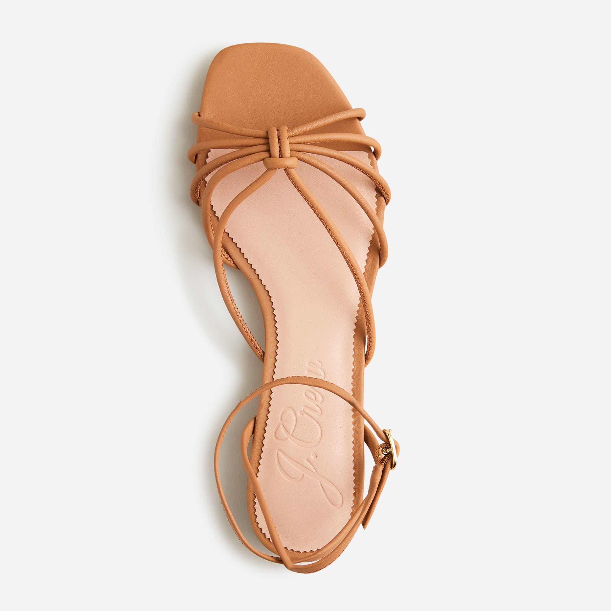 Hazel strappy sandals in leather