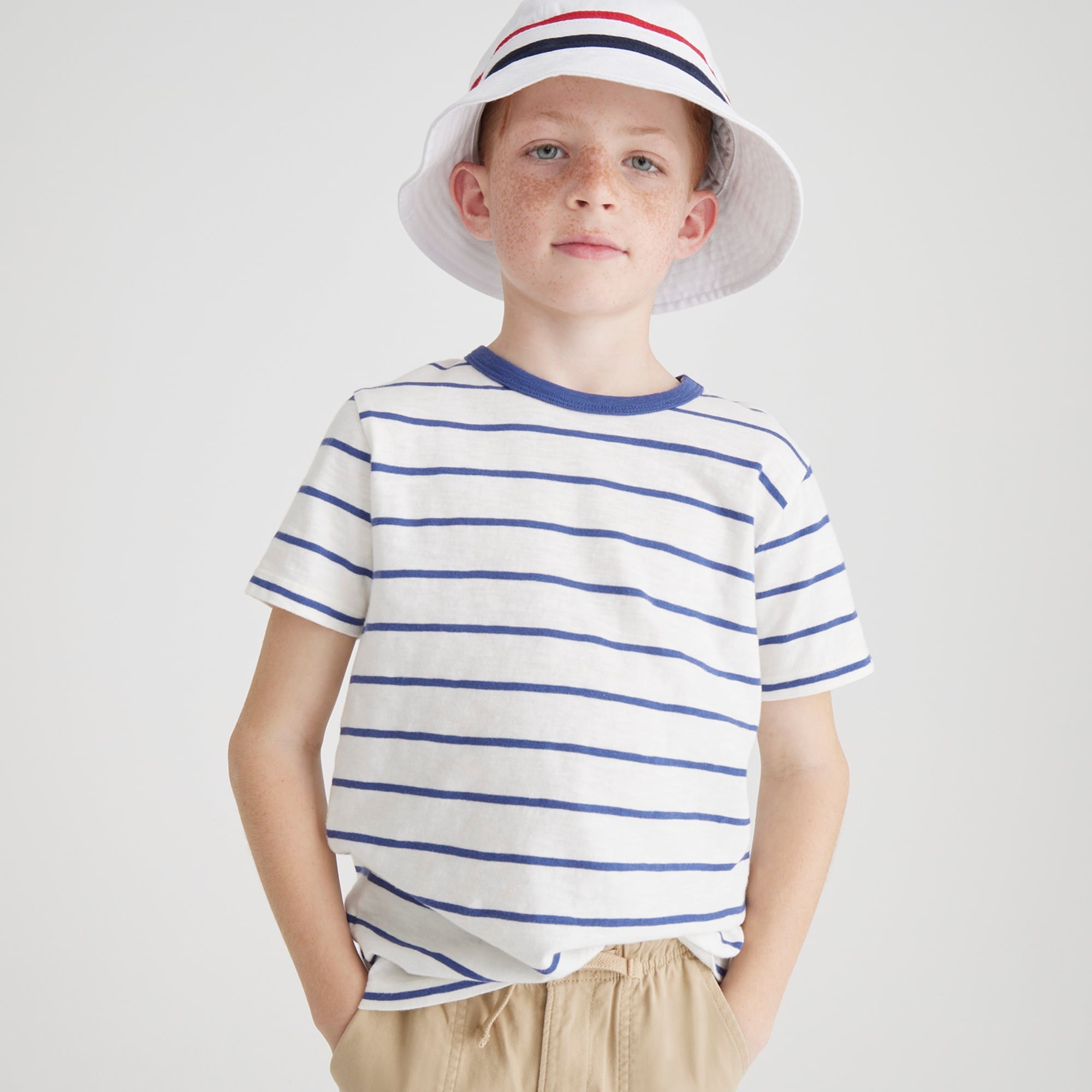 Kids' short-sleeve T-shirt in stripe