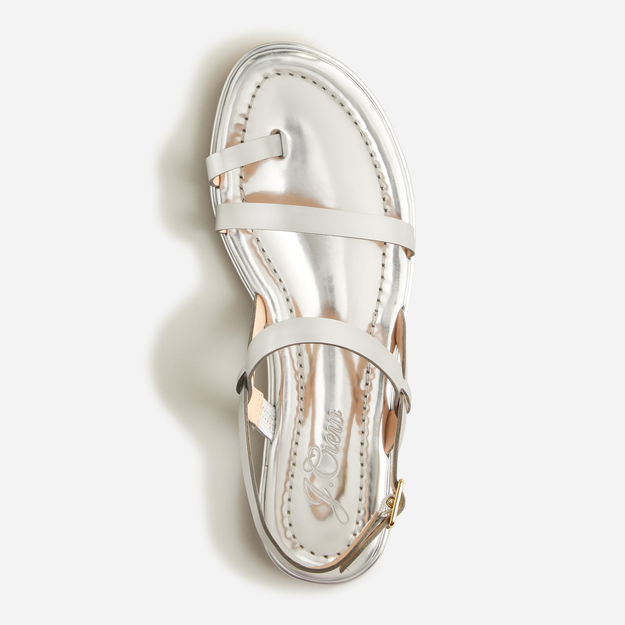Menorca toe-ring slingback sandals in leather