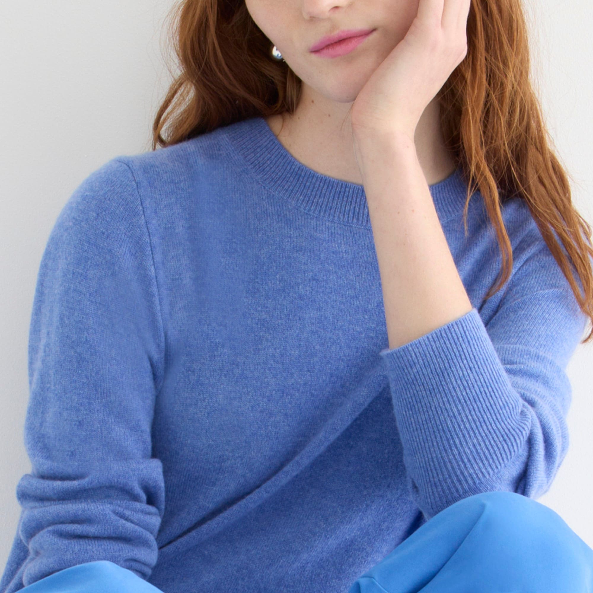 Cashmere classic-fit crewneck sweater