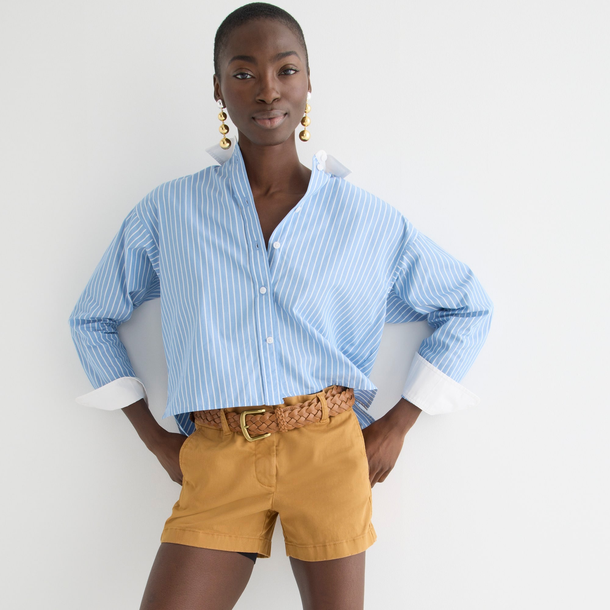 4" stretch chino short