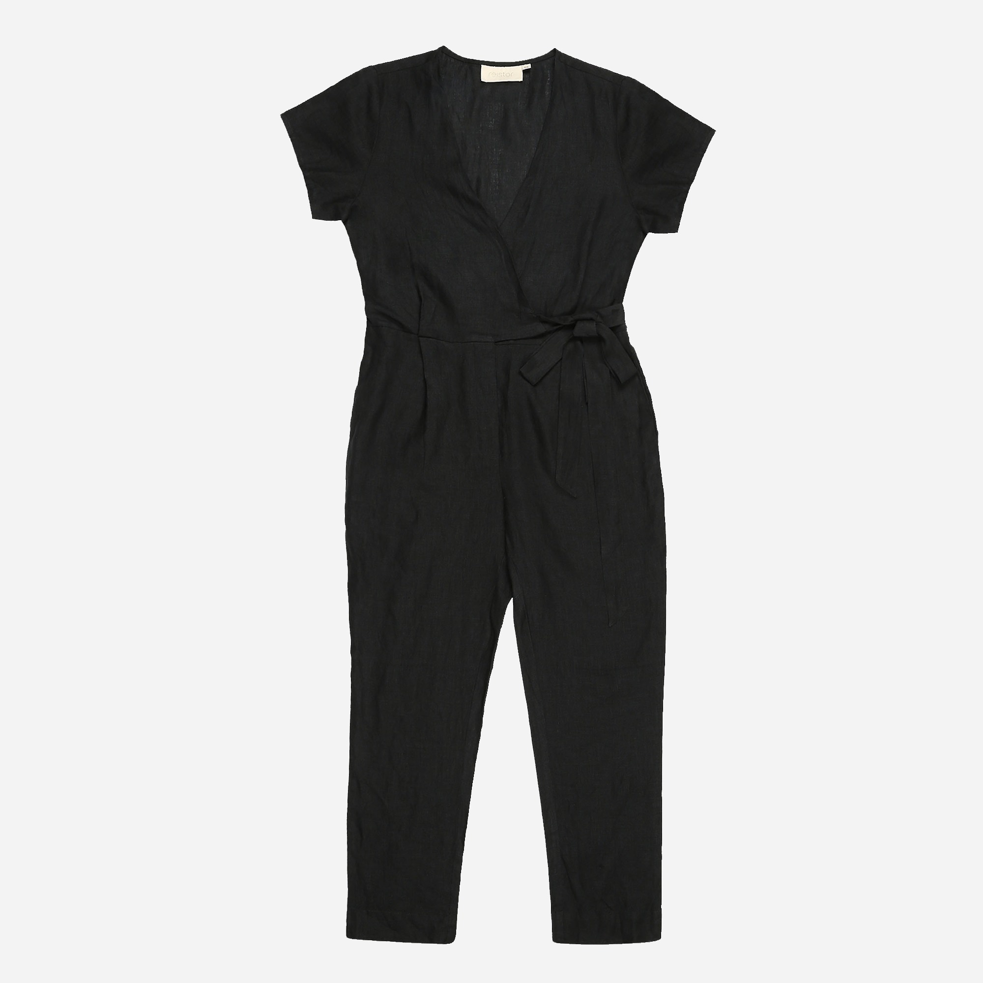 REISTOR cropped wrap jumpsuit