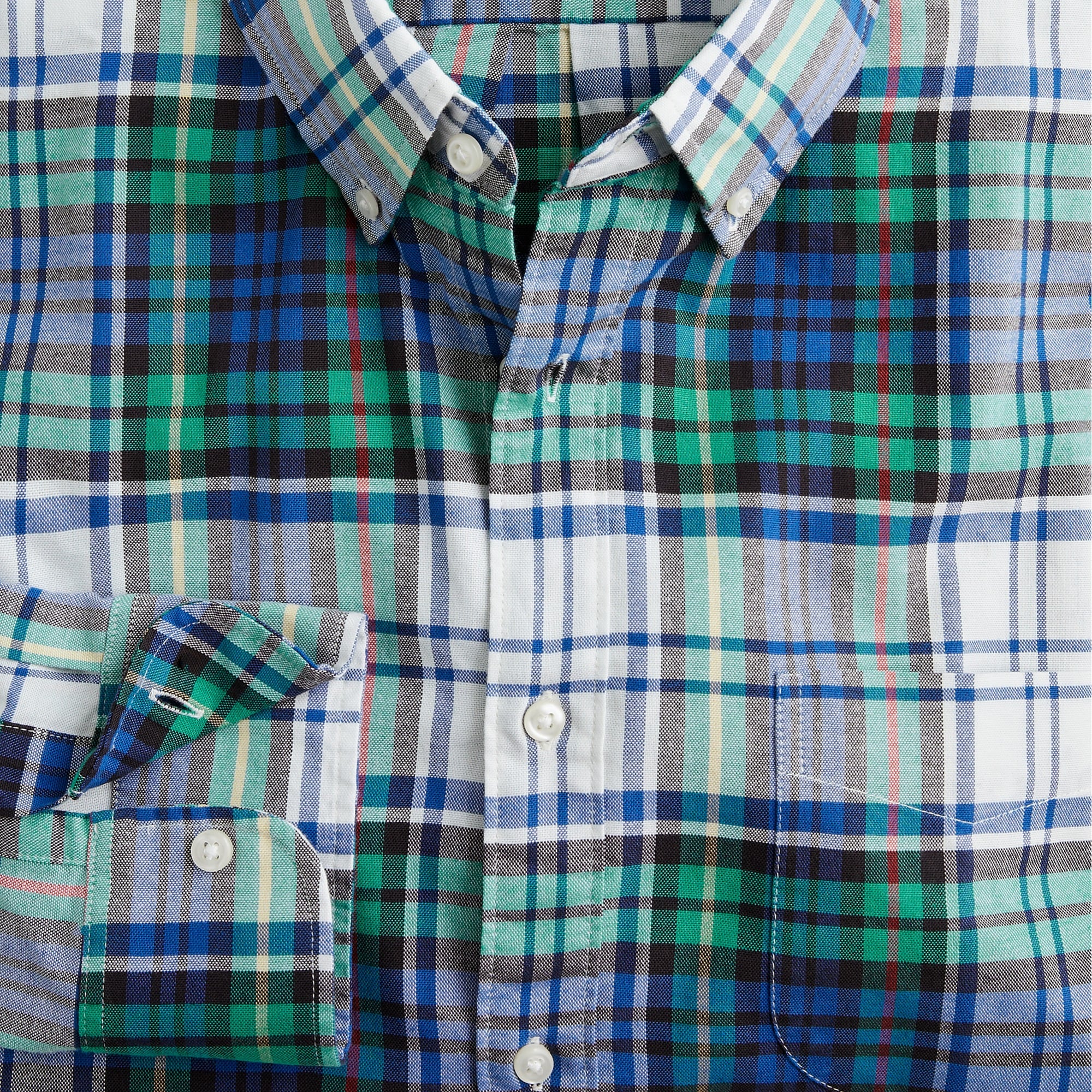 Broken-in organic cotton oxford shirt