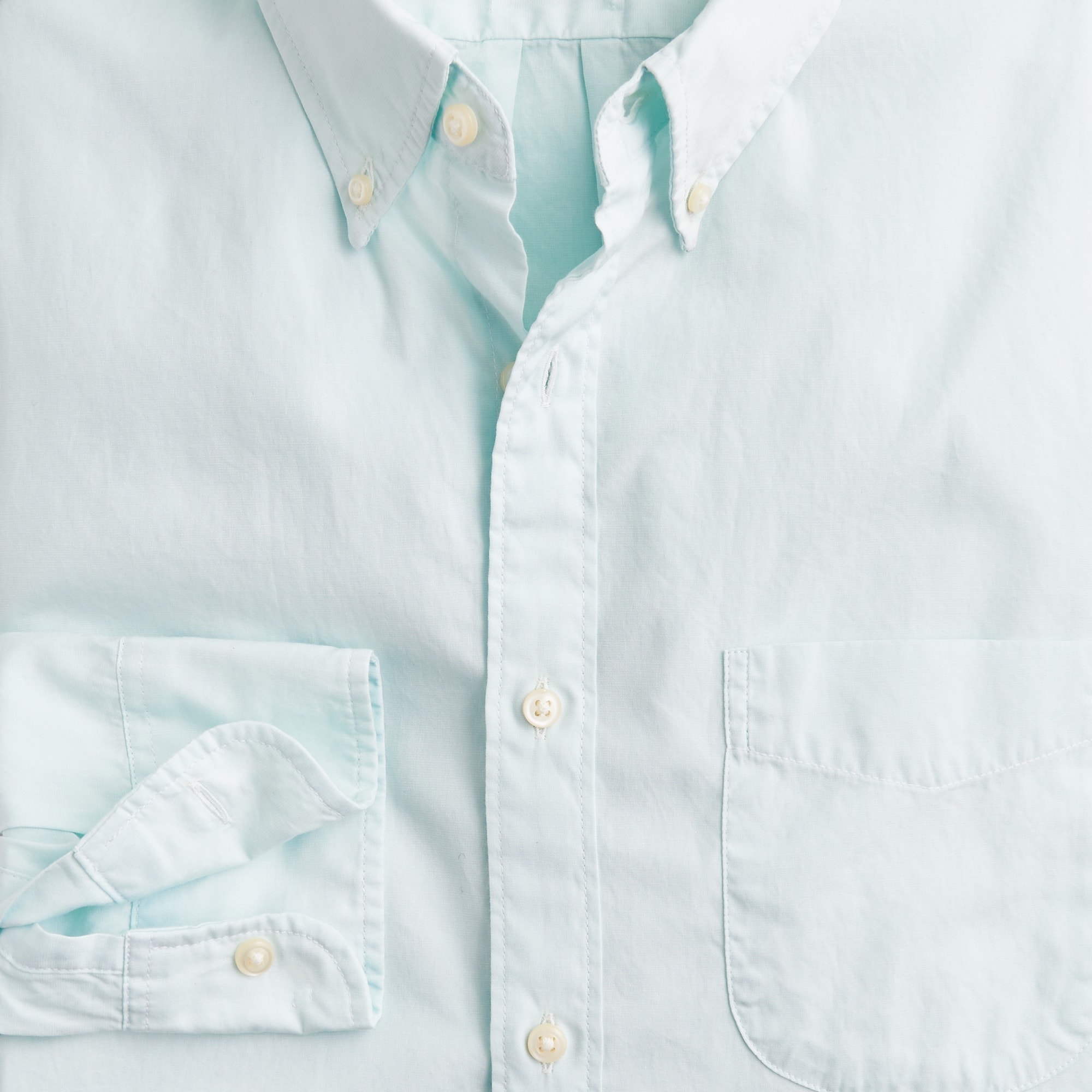 Secret Wash cotton poplin shirt