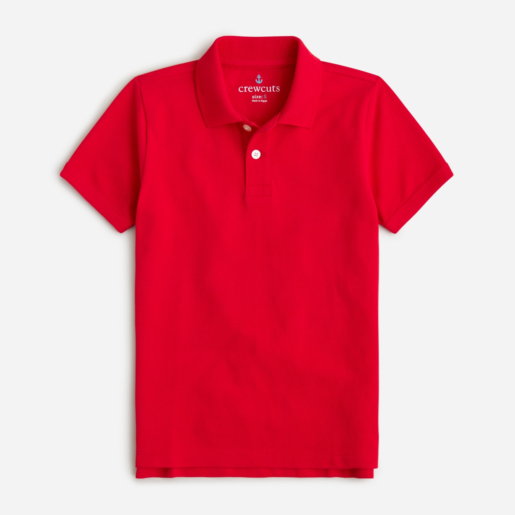 Kids' short-sleeve piqué polo shirt