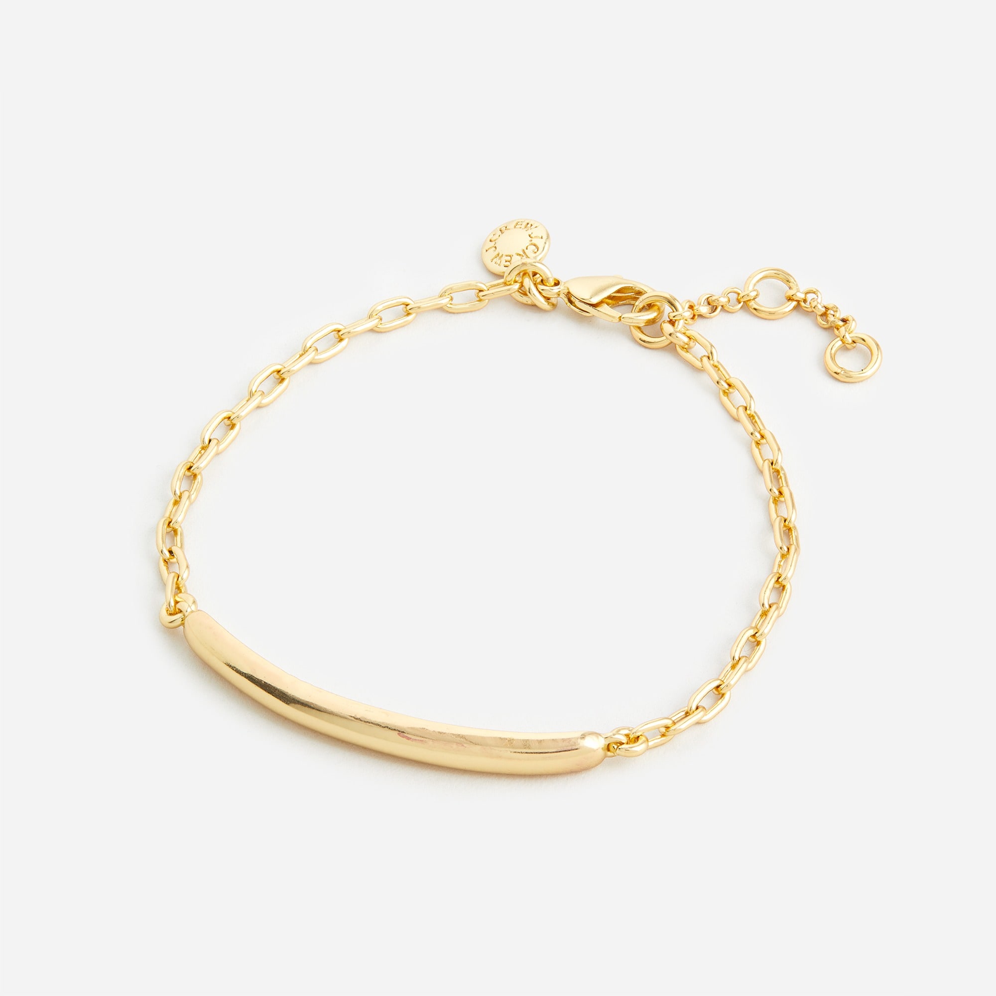 Dainty gold-plated ID bracelet