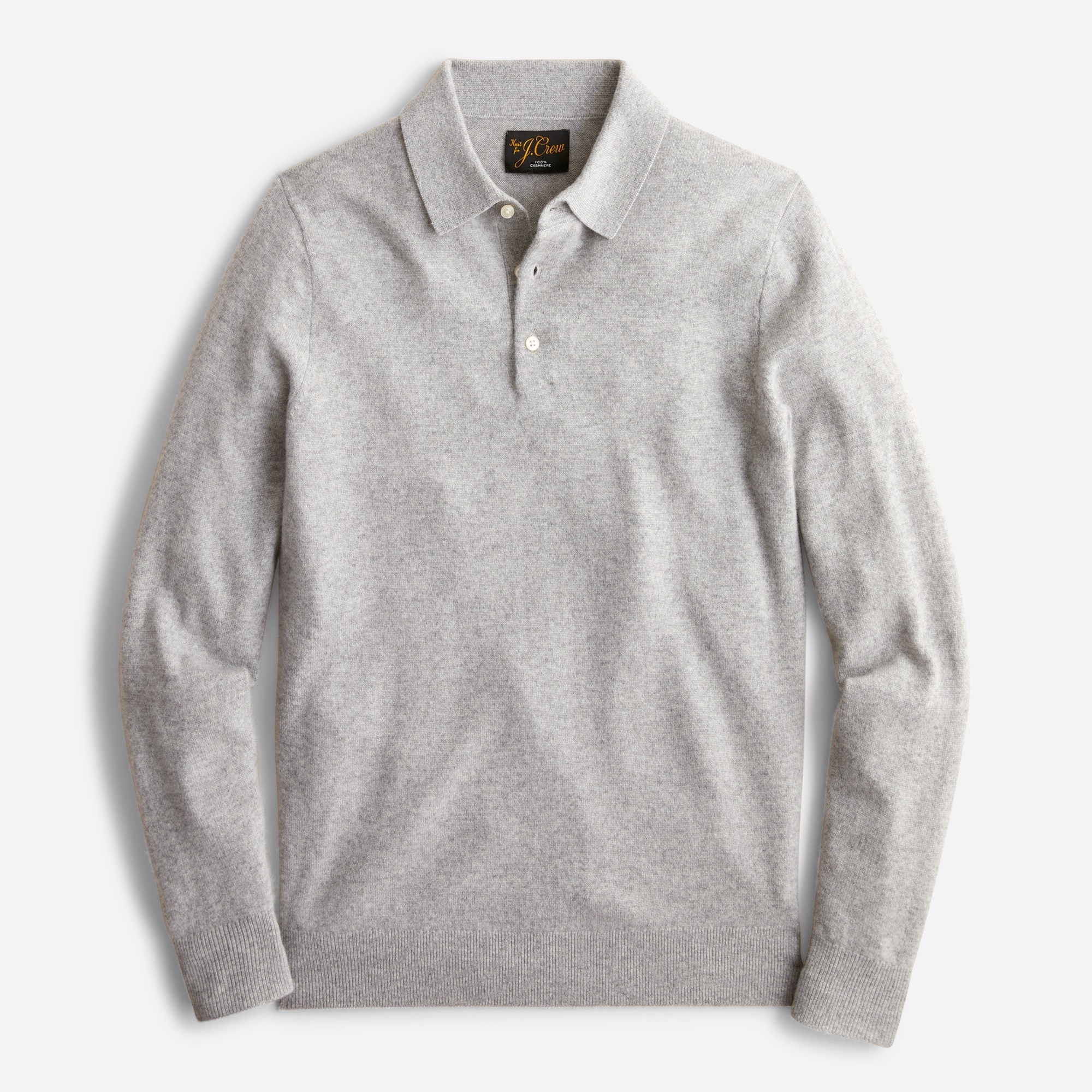Cashmere collared sweater-polo