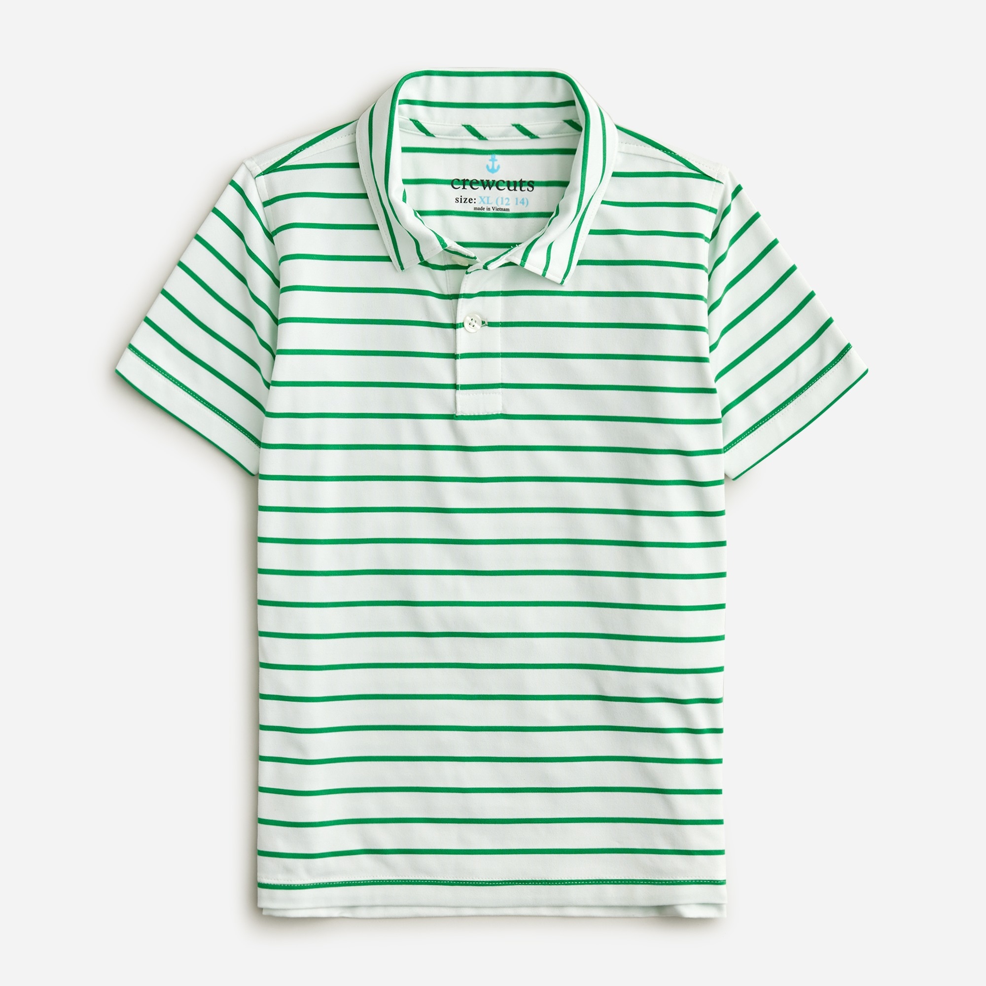 Boys' short-sleeve active polo shirt