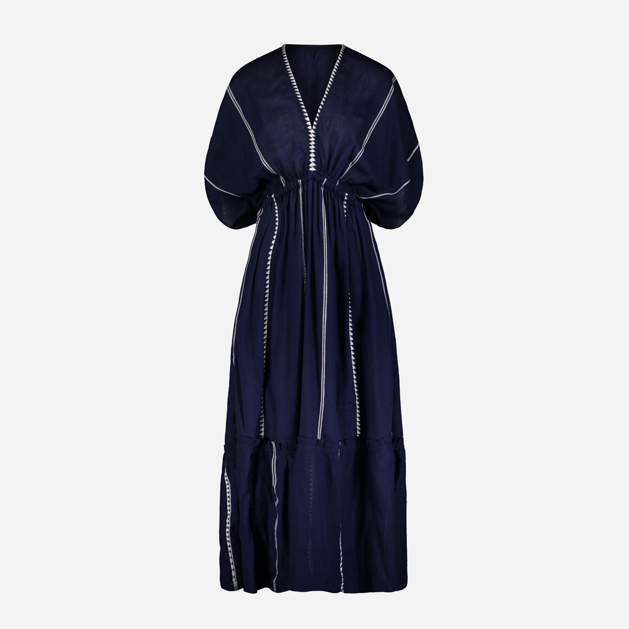 lemlem Nunu plunge-neck dress