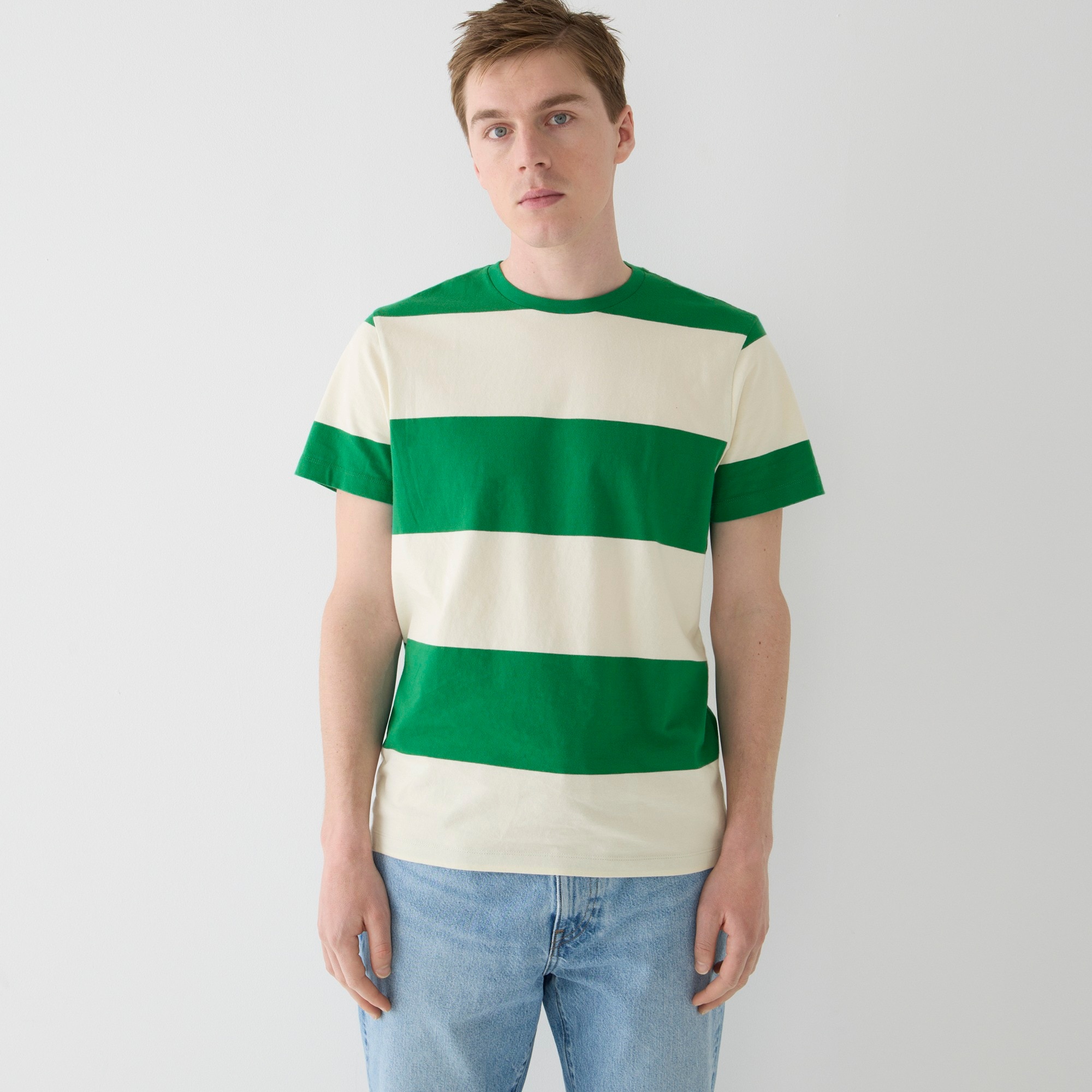 Cotton T-shirt in stripe