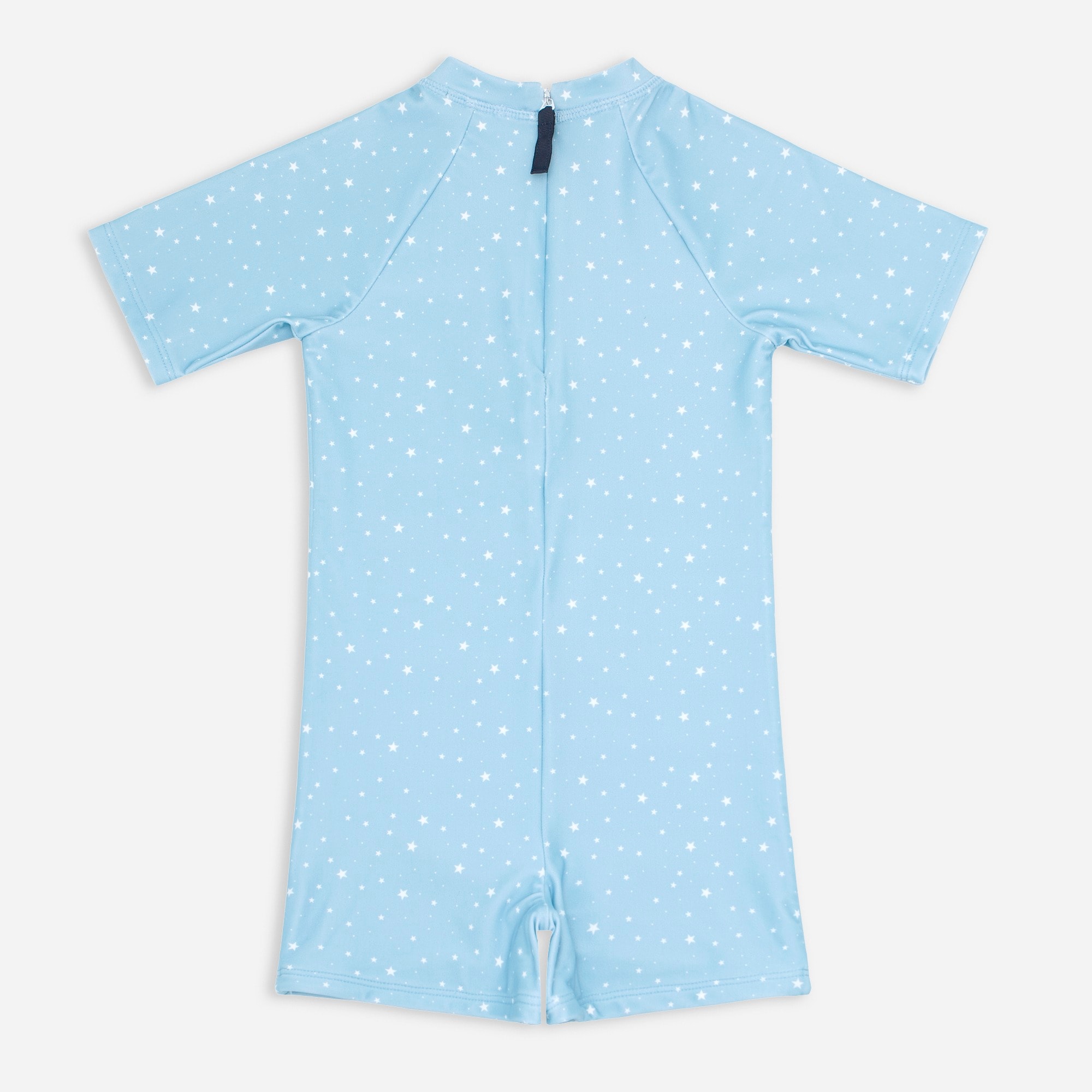 Kids' minnow short-sleeve rash guard one-piece