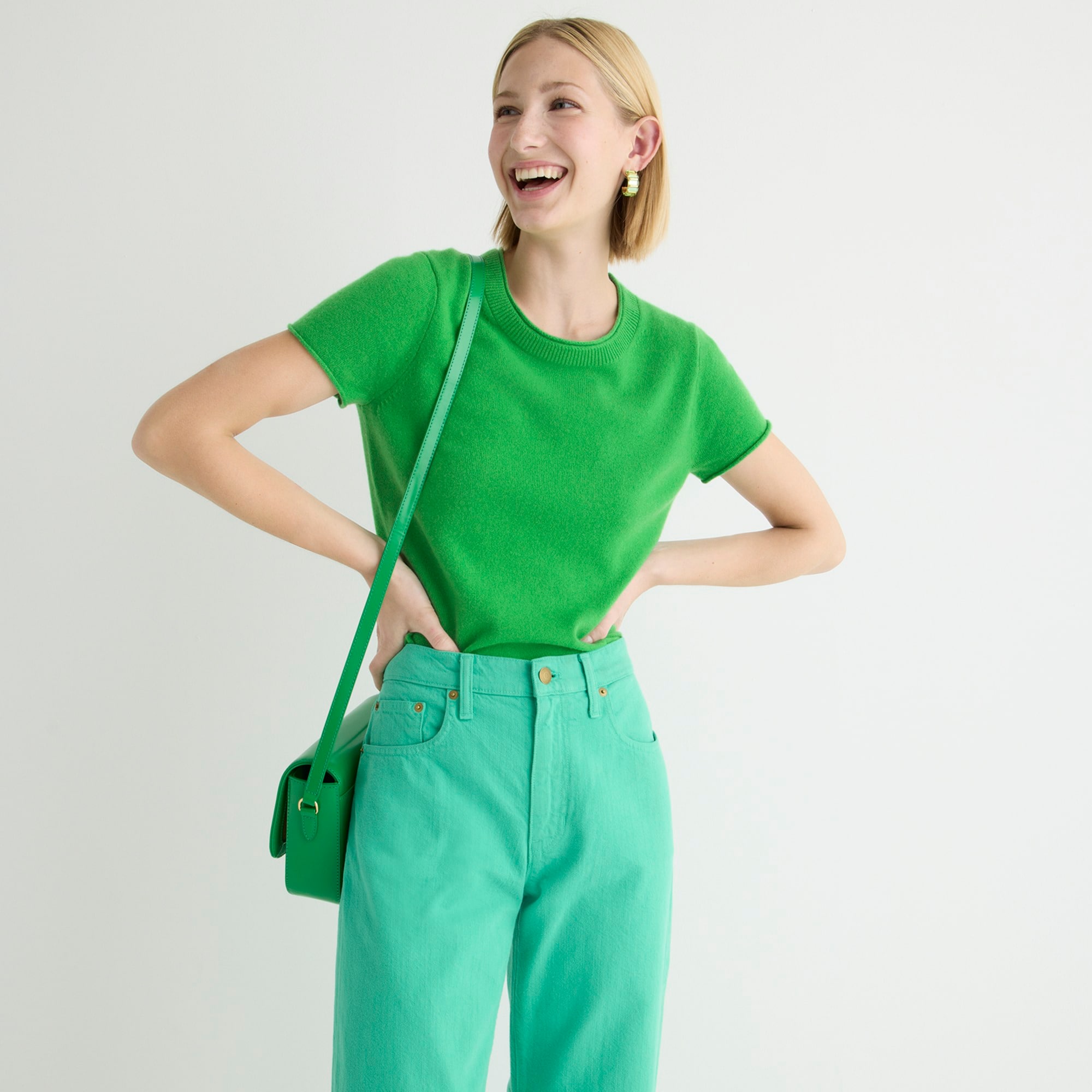 Relaxed cashmere T-shirt