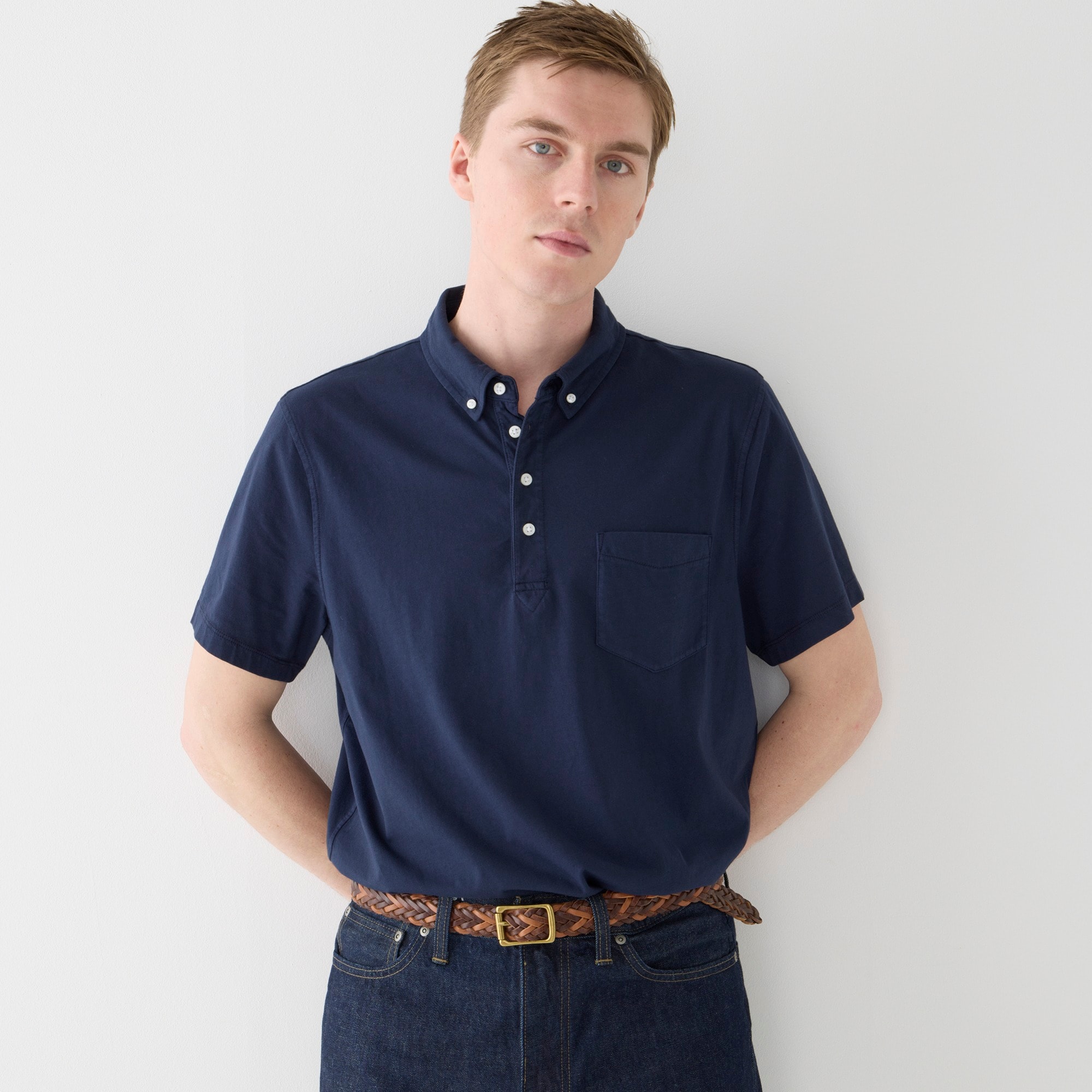 Relaxed Broken-in polo shirt