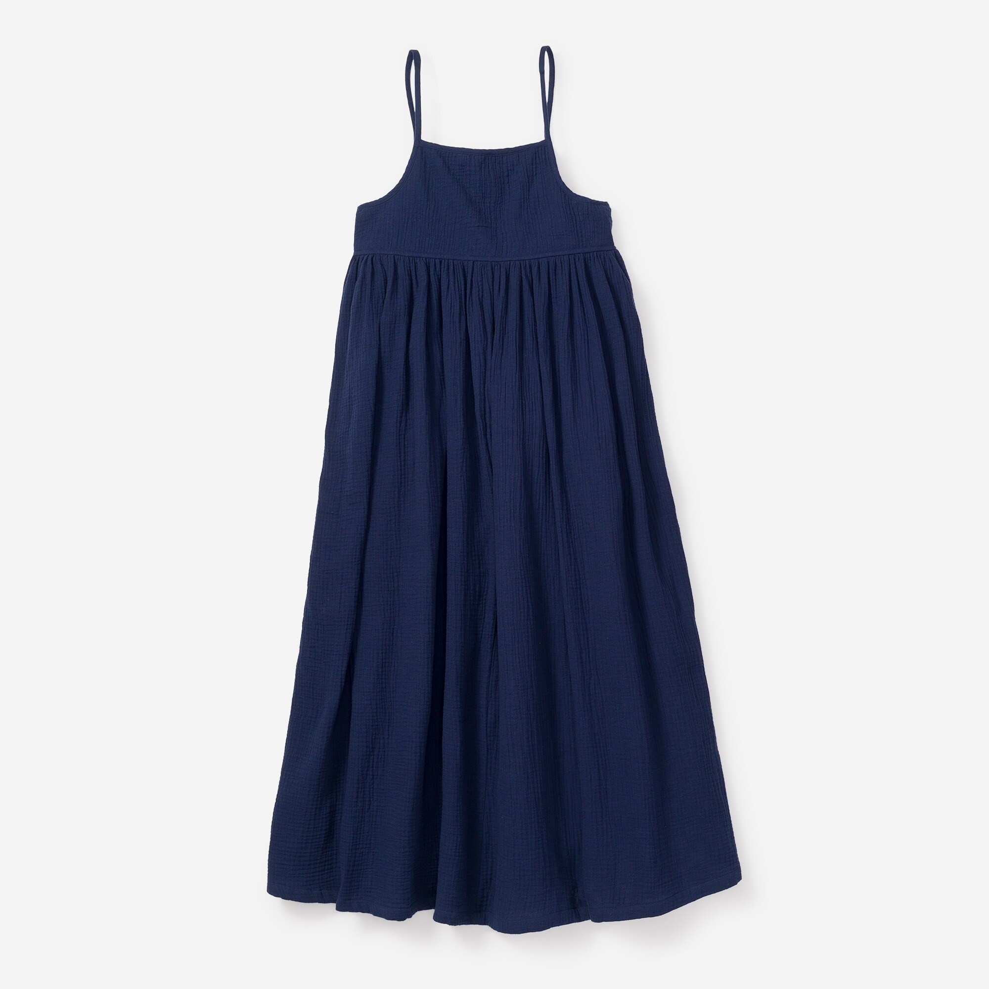 Petite Plume women's gauze serene nightdress in navy