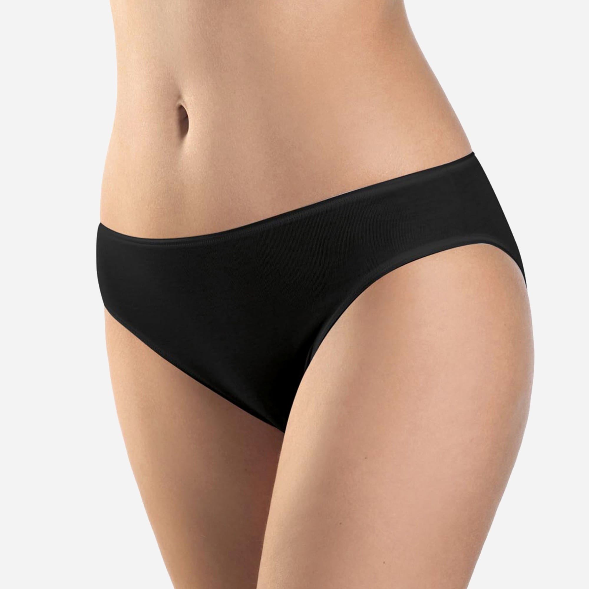 HANRO cotton seamless full high-cut brief