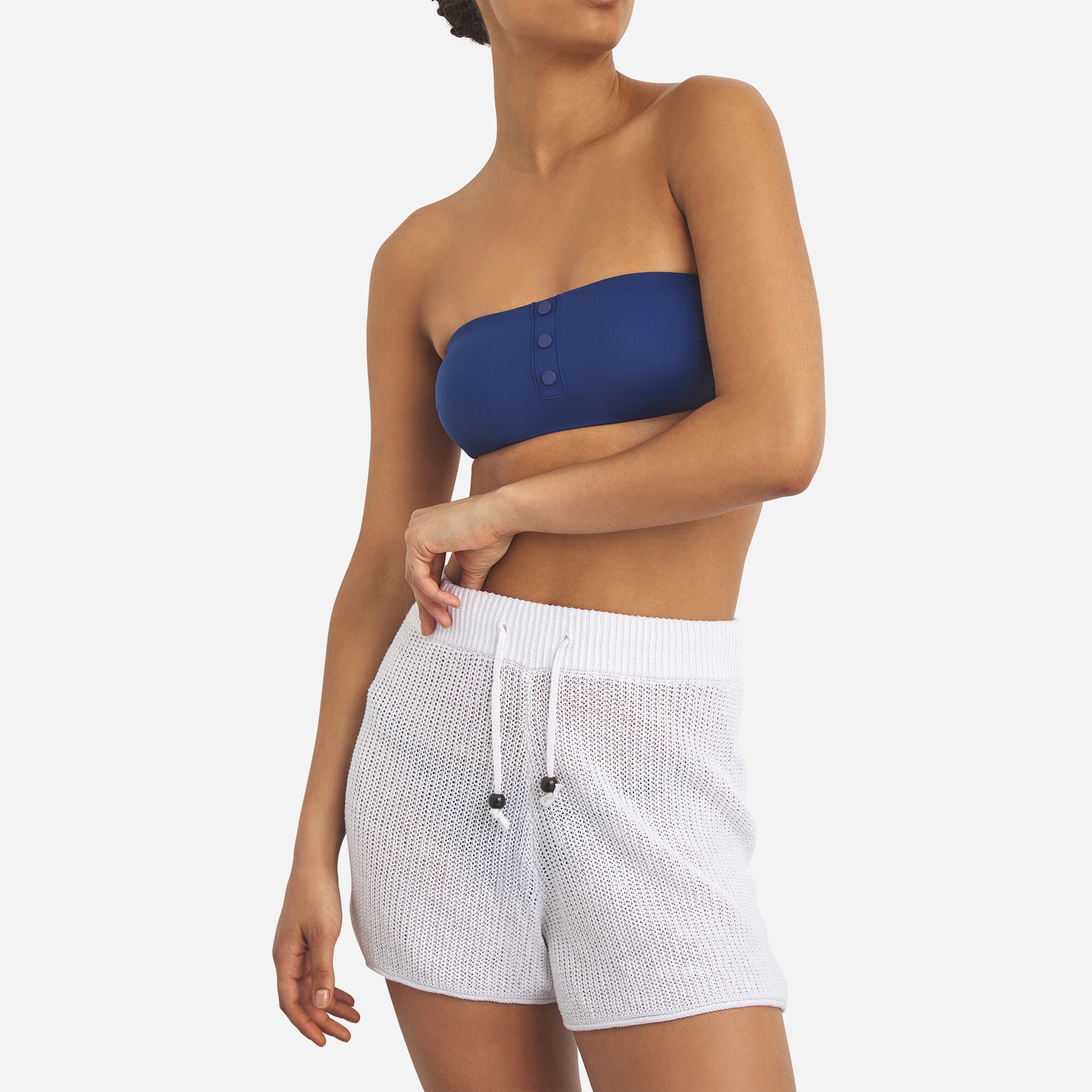 Onia linen sweater-short