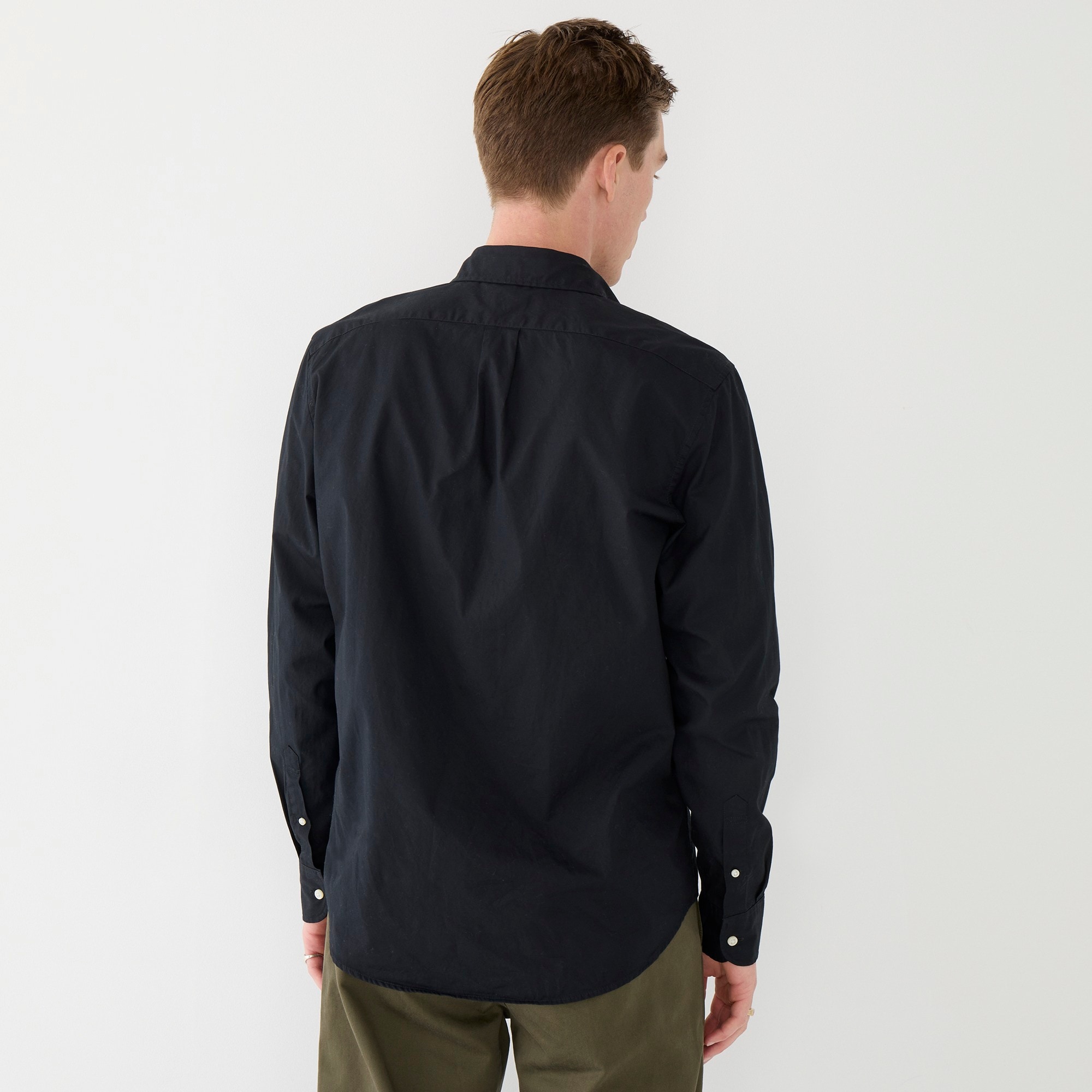 Secret Wash cotton poplin shirt