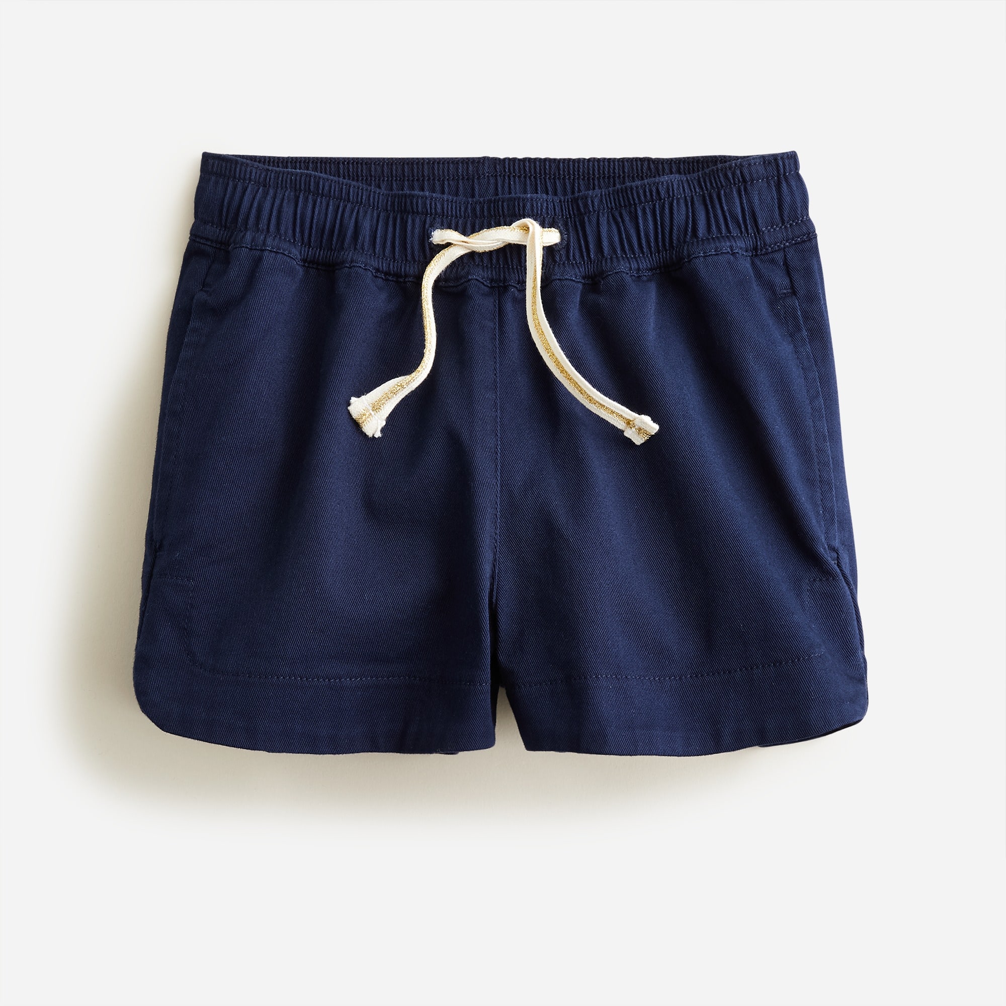 Girls' fishtail-hem short in chino