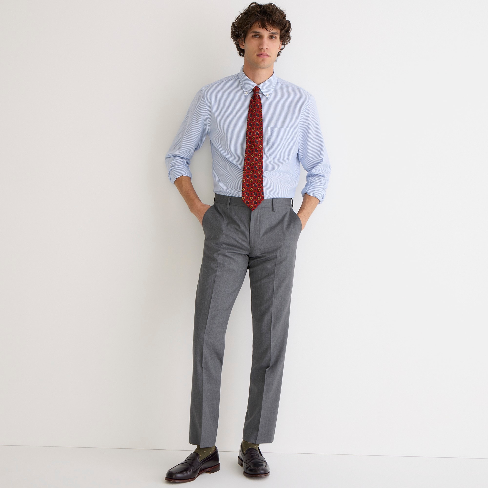Ludlow Slim-fit suit pant in Italian wool