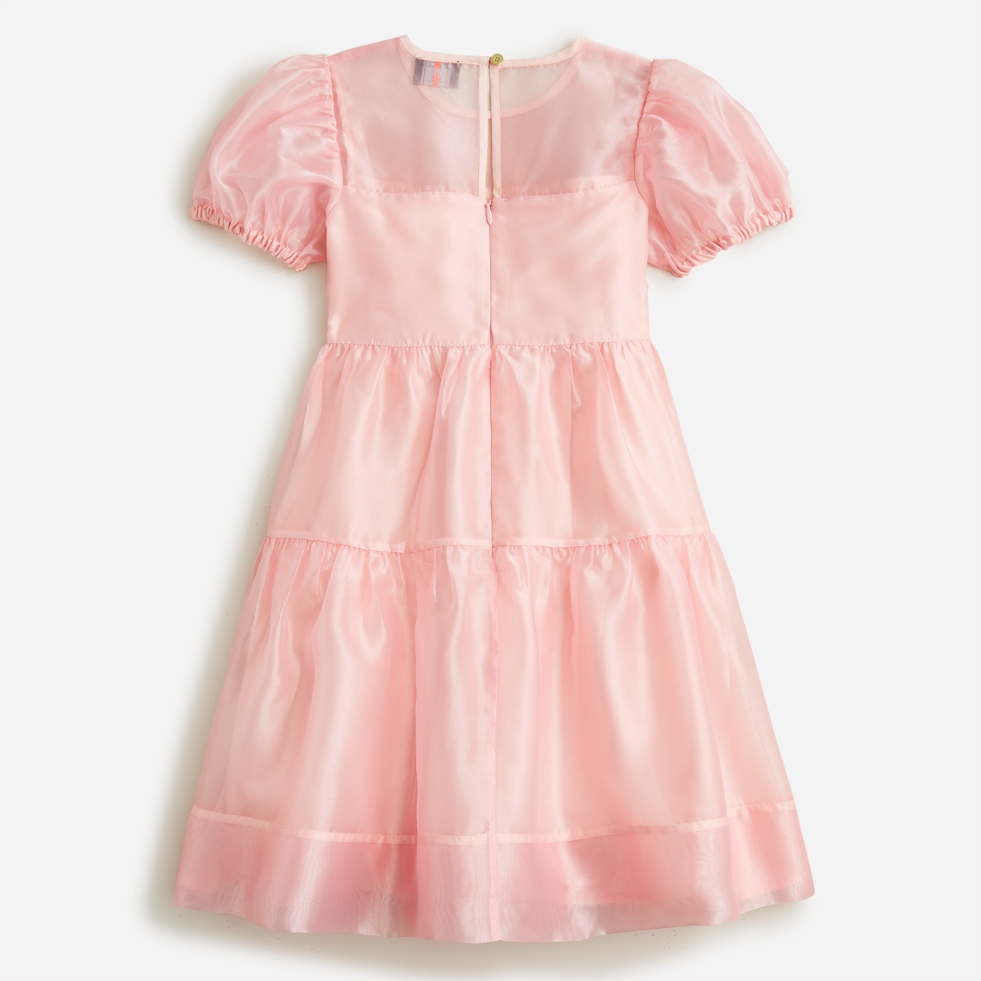 Girls' organza tiered dress