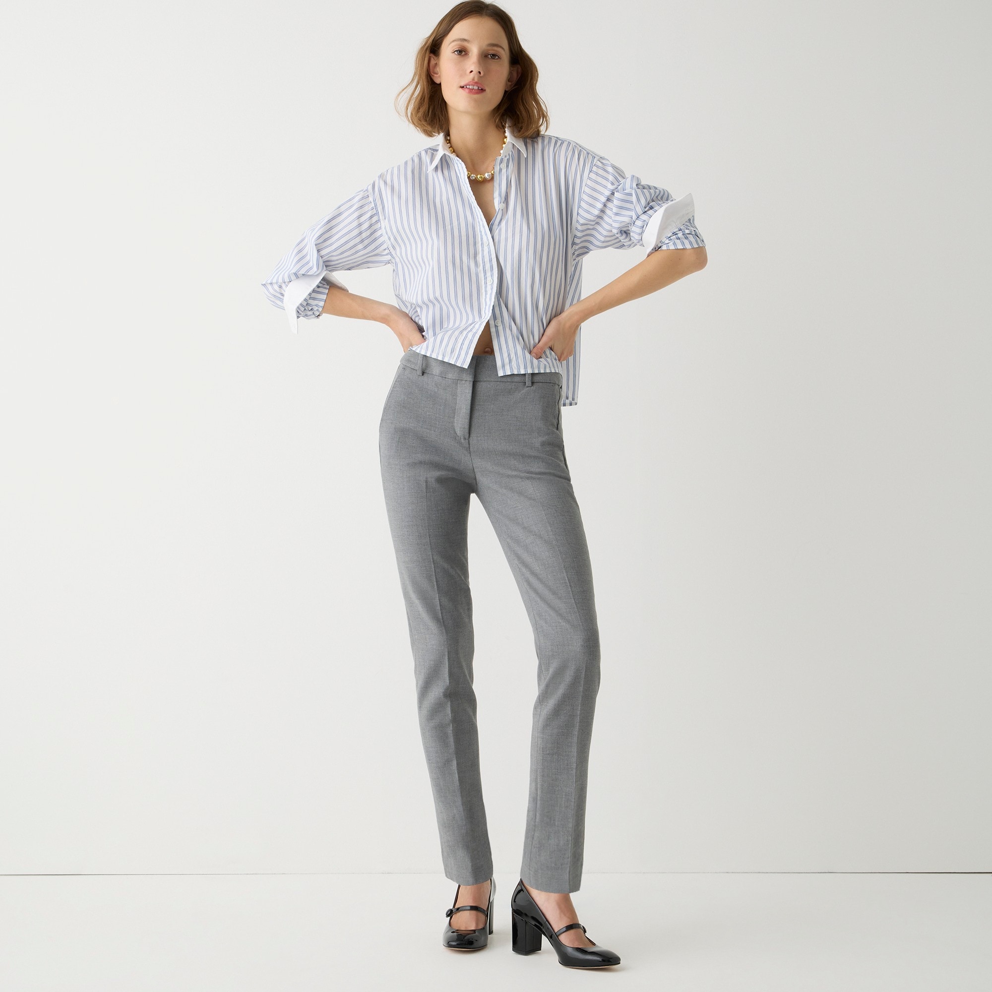 Full-length Cameron pant in four-season stretch blend