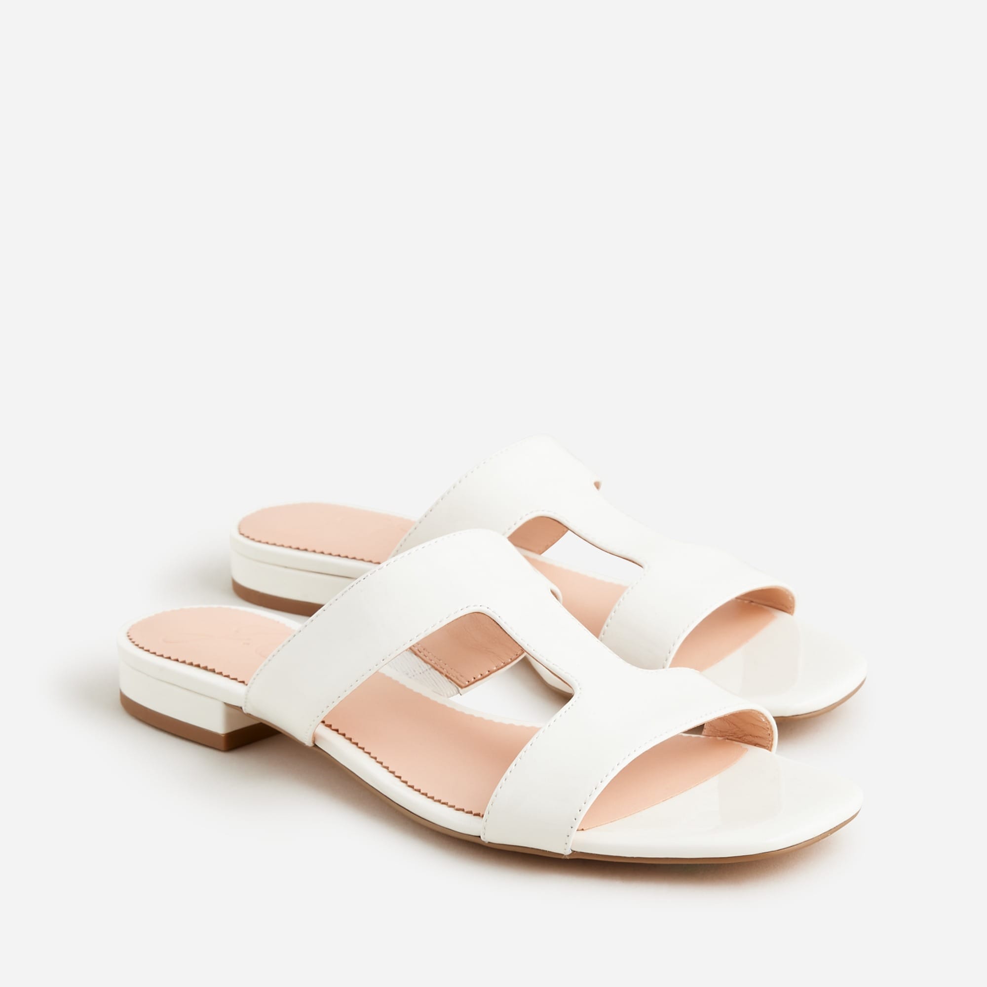Hazel cutout sandals in patent leather