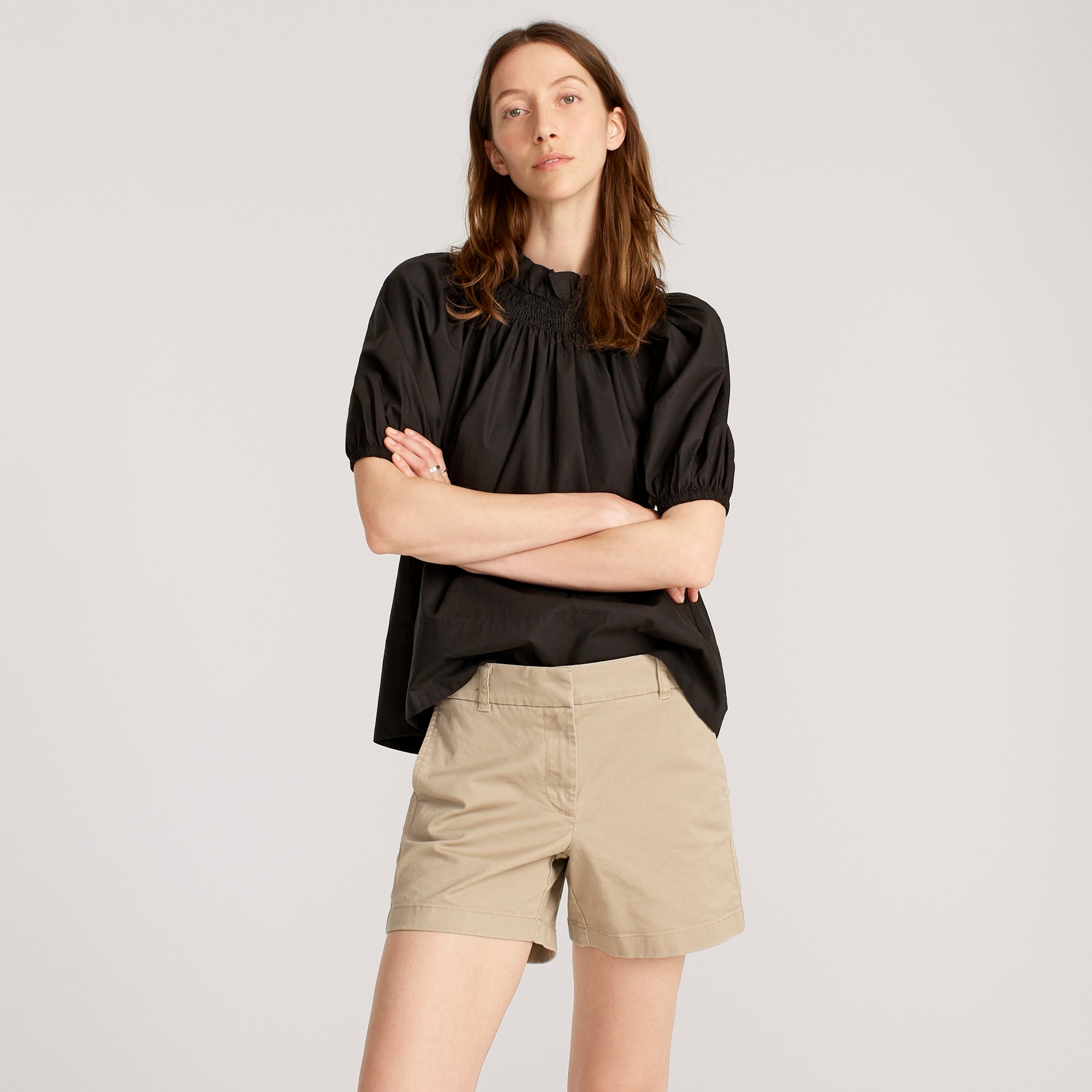 4" stretch chino short