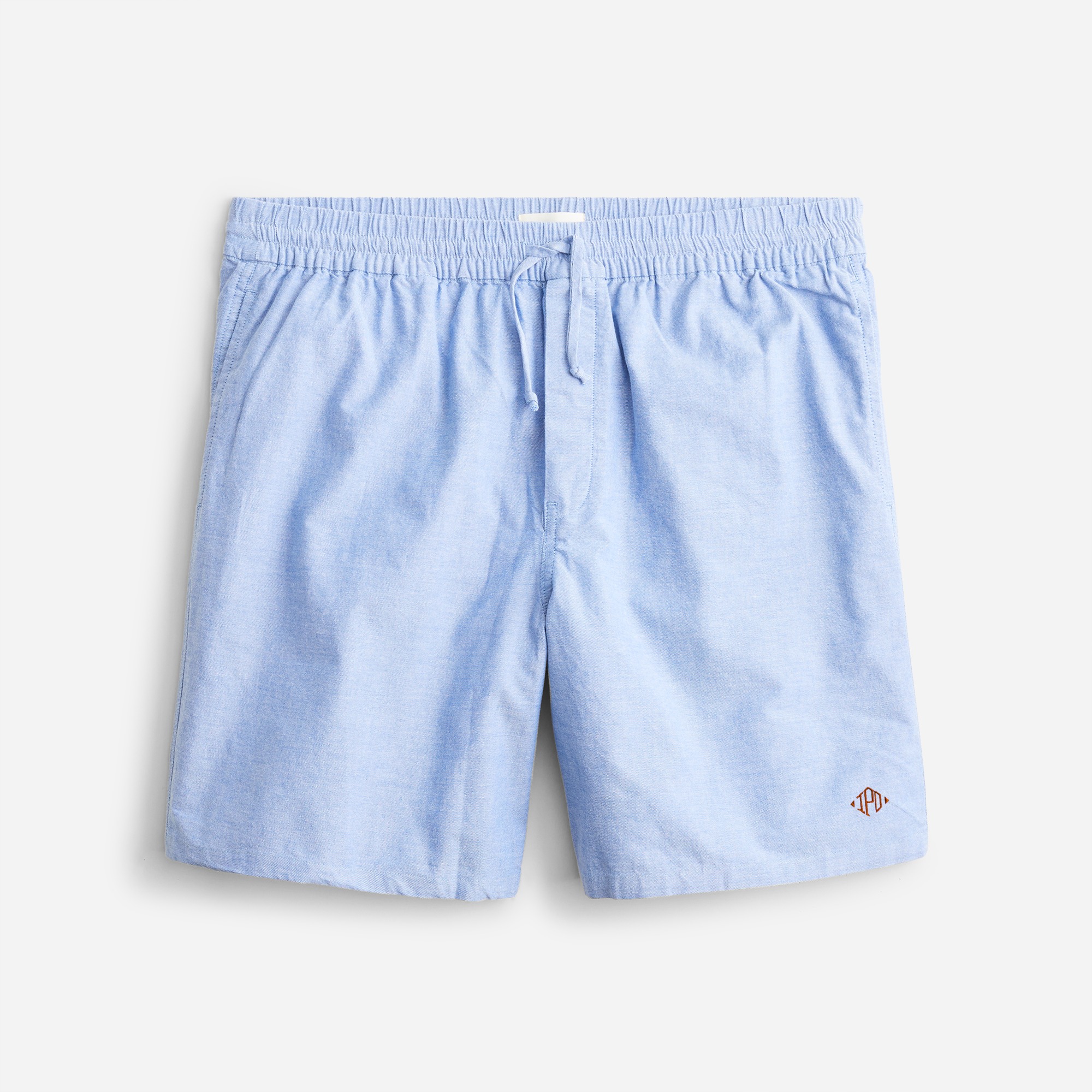 7 pajama short in Broken-in organic cotton oxford