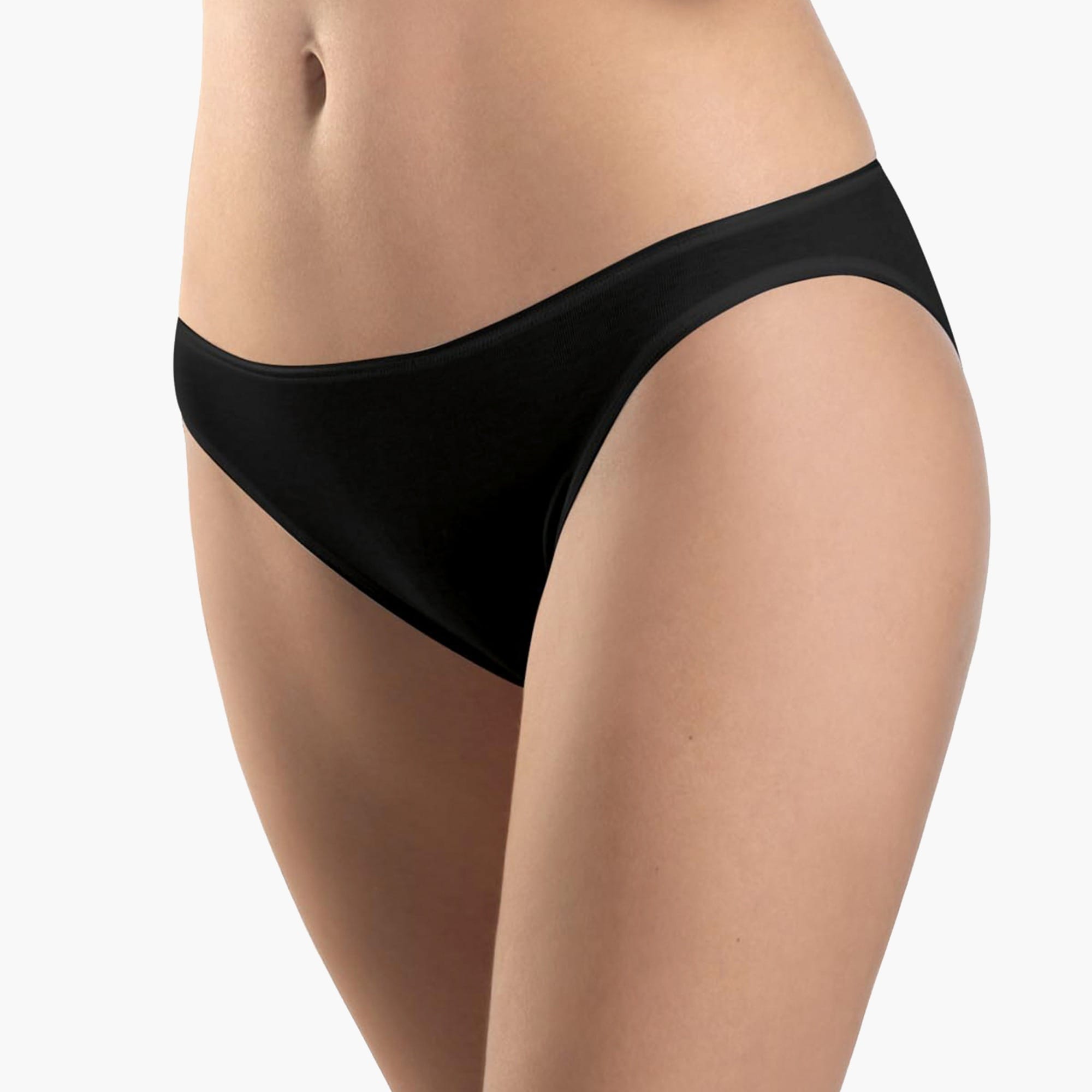 HANRO cotton seamless high-cut brief