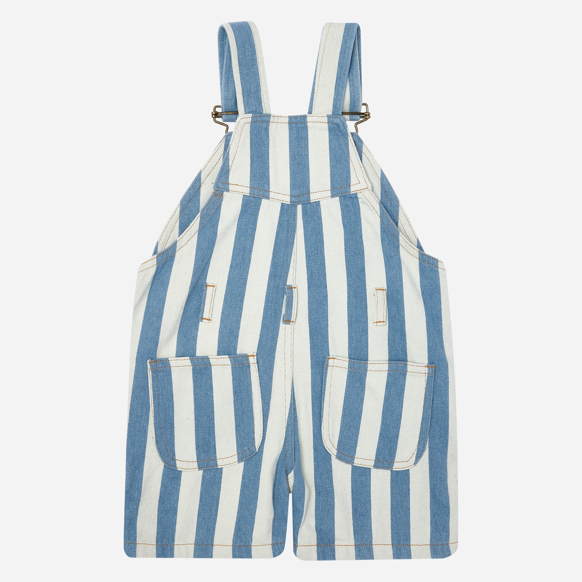 Dotty Dungarees kids' denim overall short